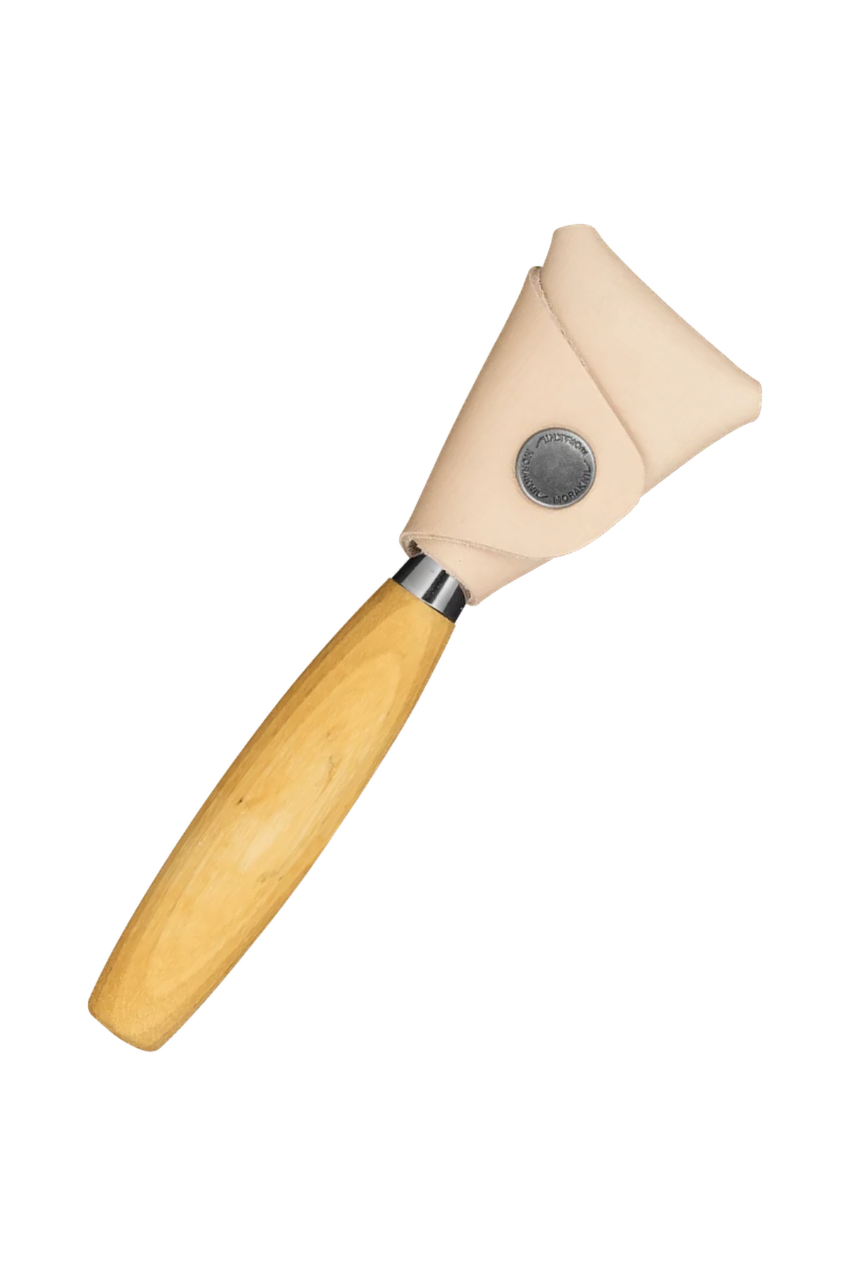 Morakniv 162 dobbeltegget skjekniv med lærslire – hovedbilde