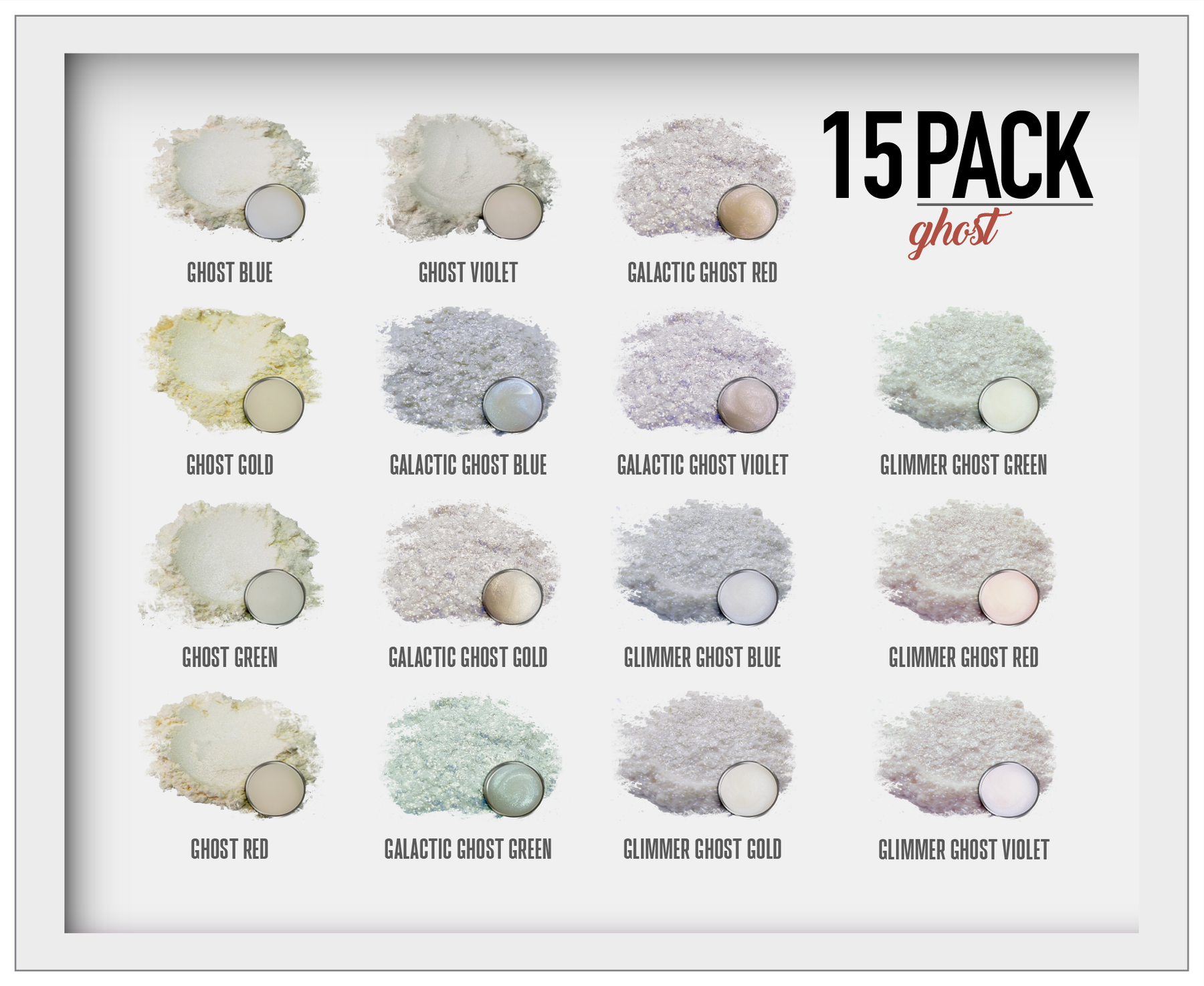 Epoxy colors Ghost Pigment - Eye Candy Pigments