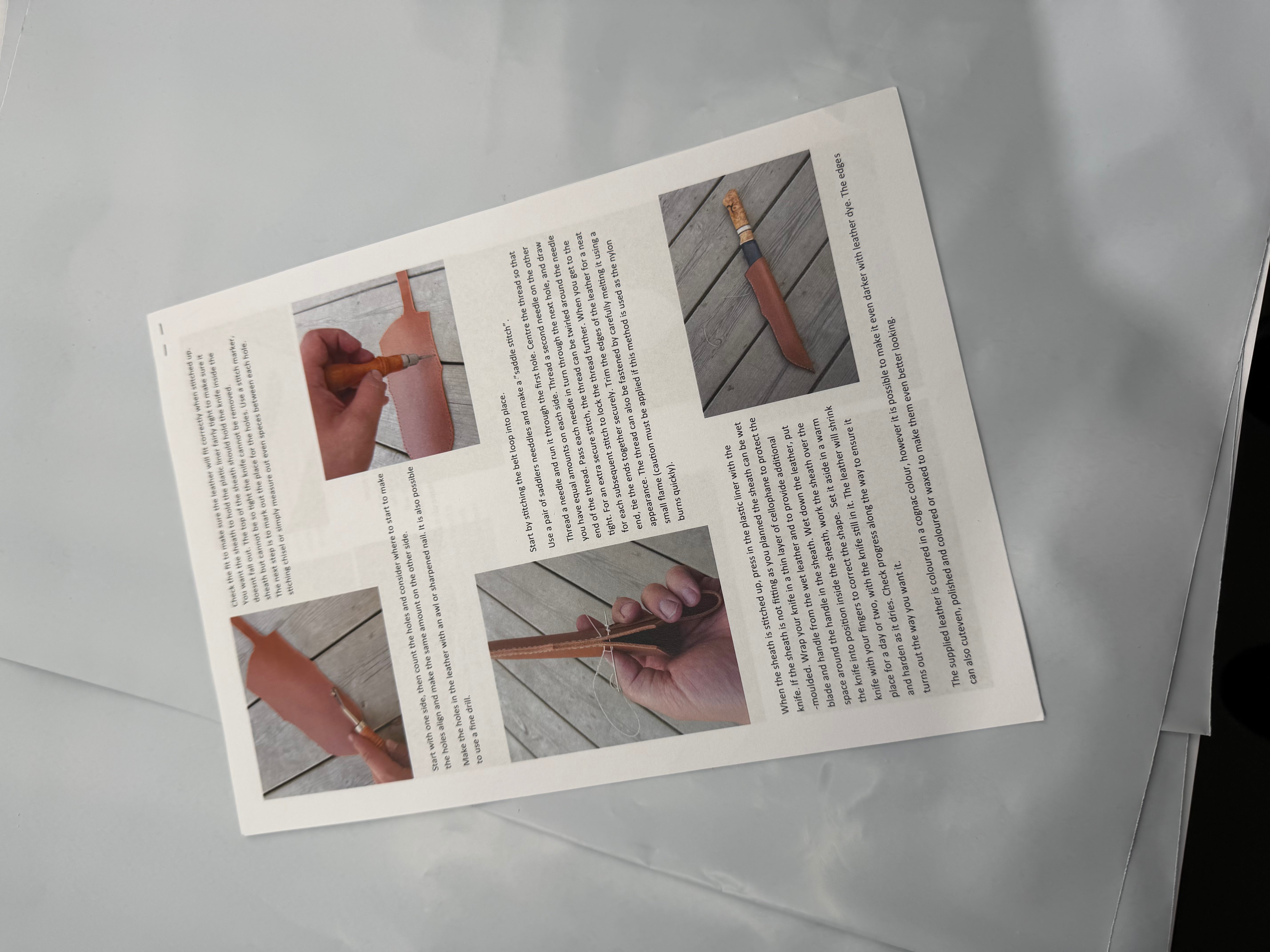 Knivbyggesett KBS3 - 95mm Tollekniv