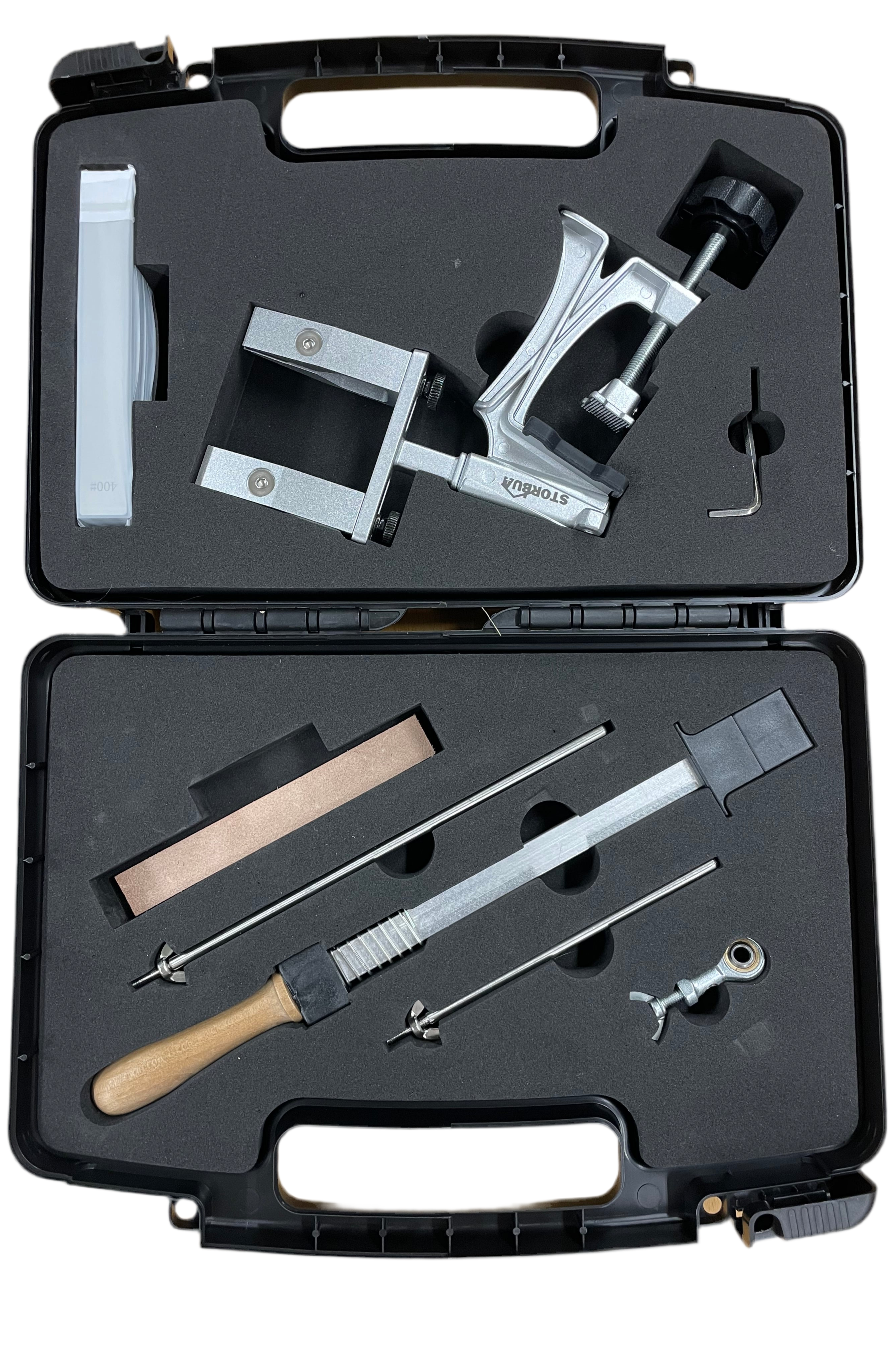 SwiftEdge Cross: Knife sharpening system with adjustable angle and diamond edge