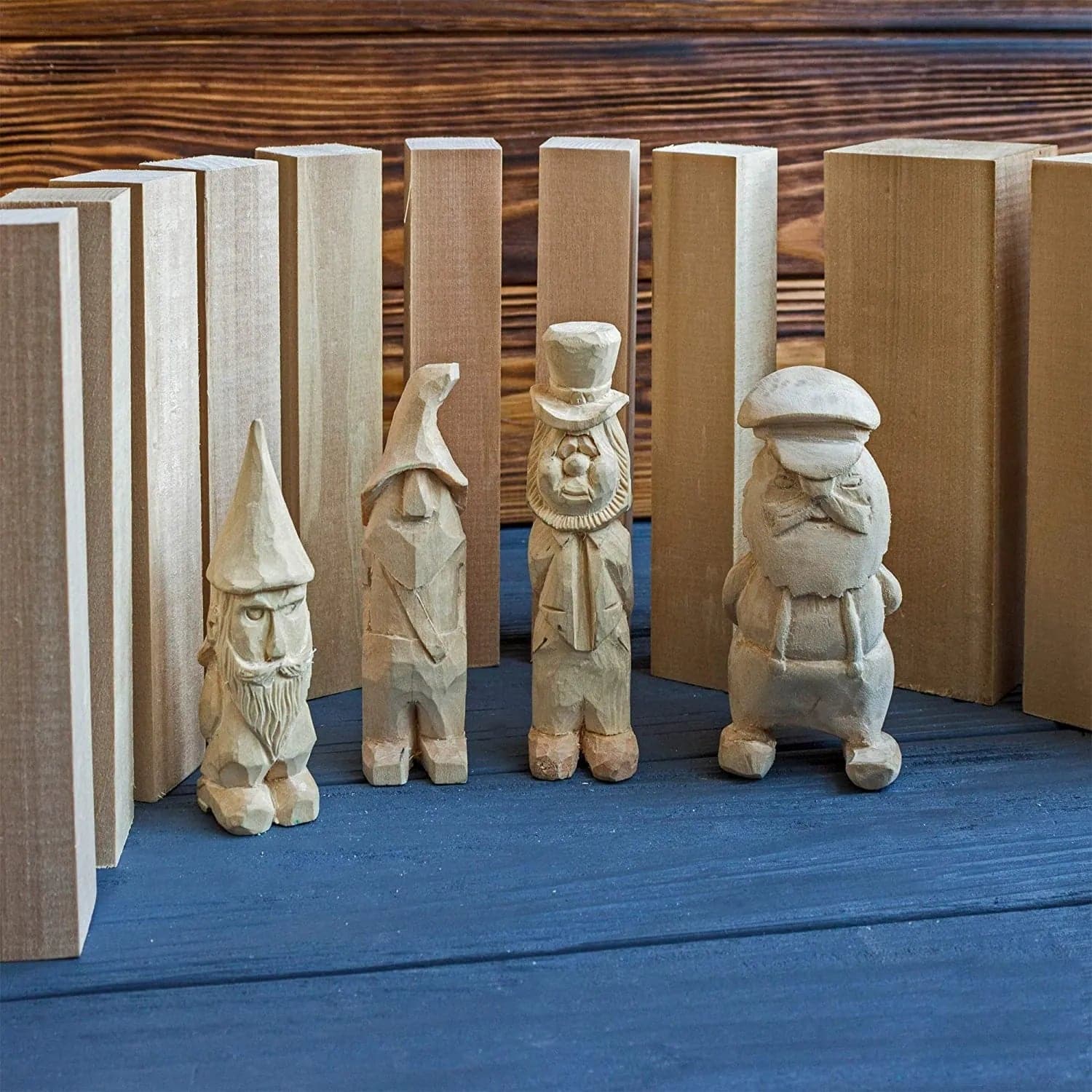 Basswood wood carving blanks 10-pack