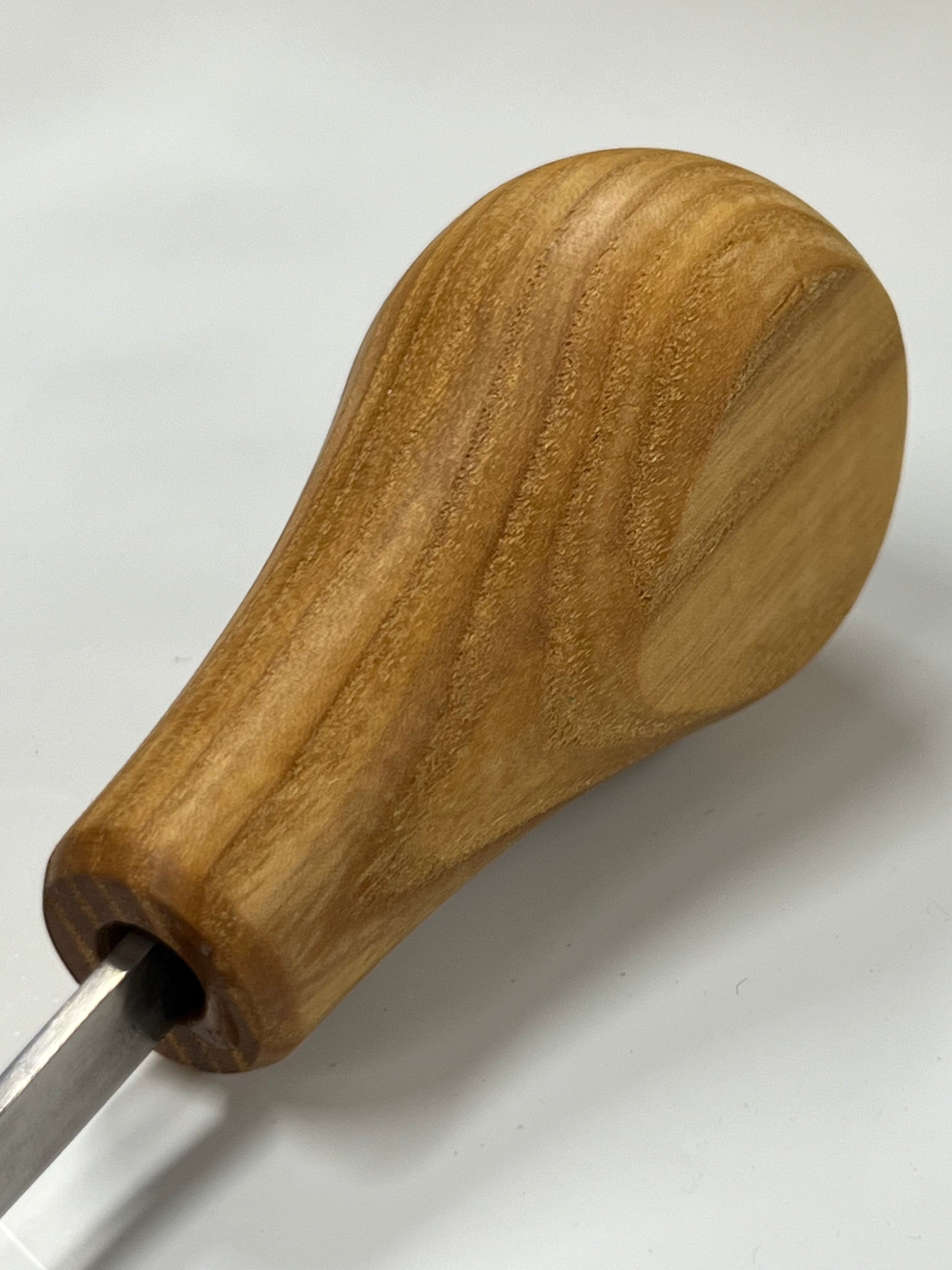 Wood carving iron 75x1mm straight flat chisel P1/01 w/ball handle