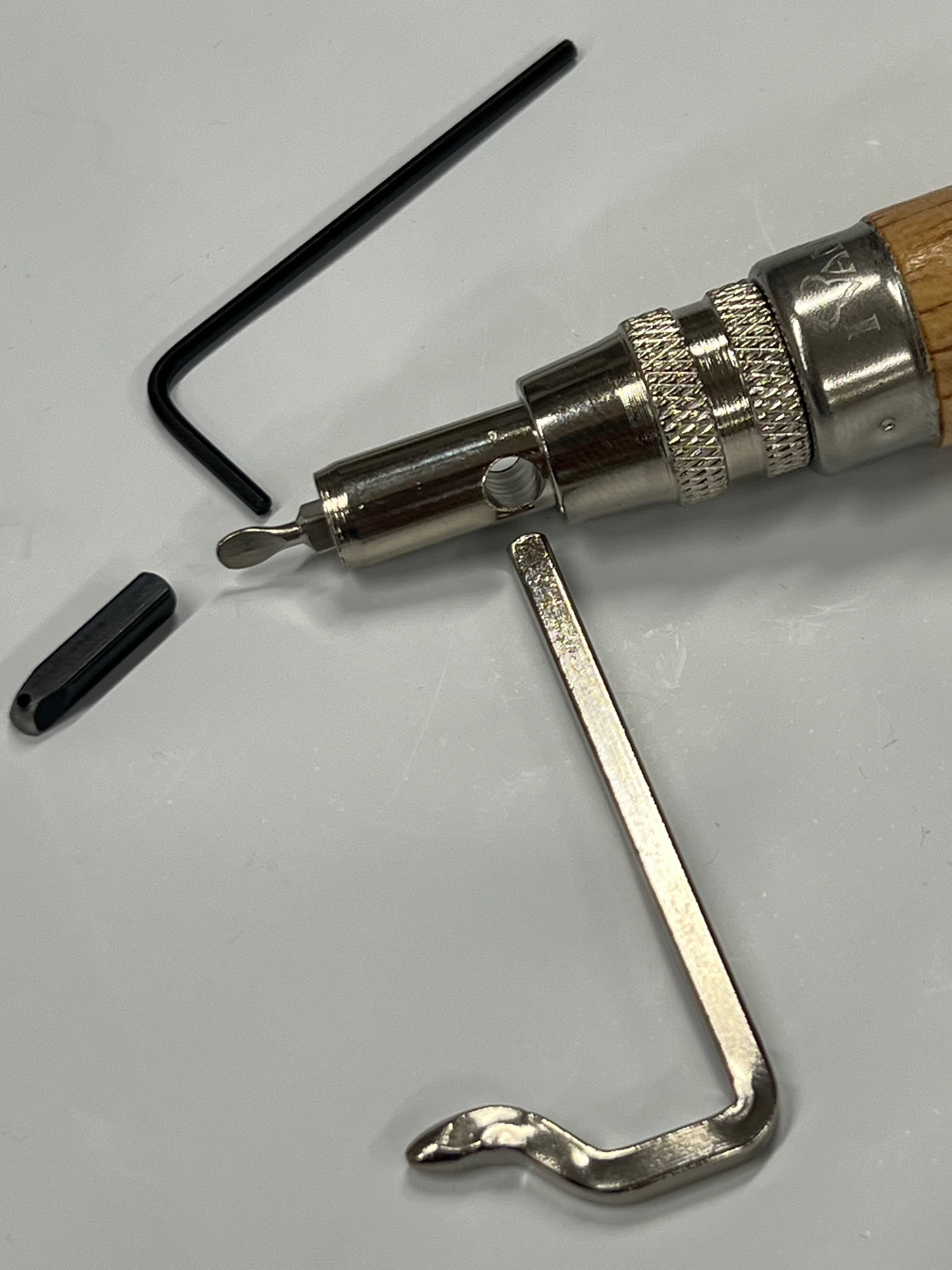 Adjustable groove cutter/groove marker for leather sheaths
