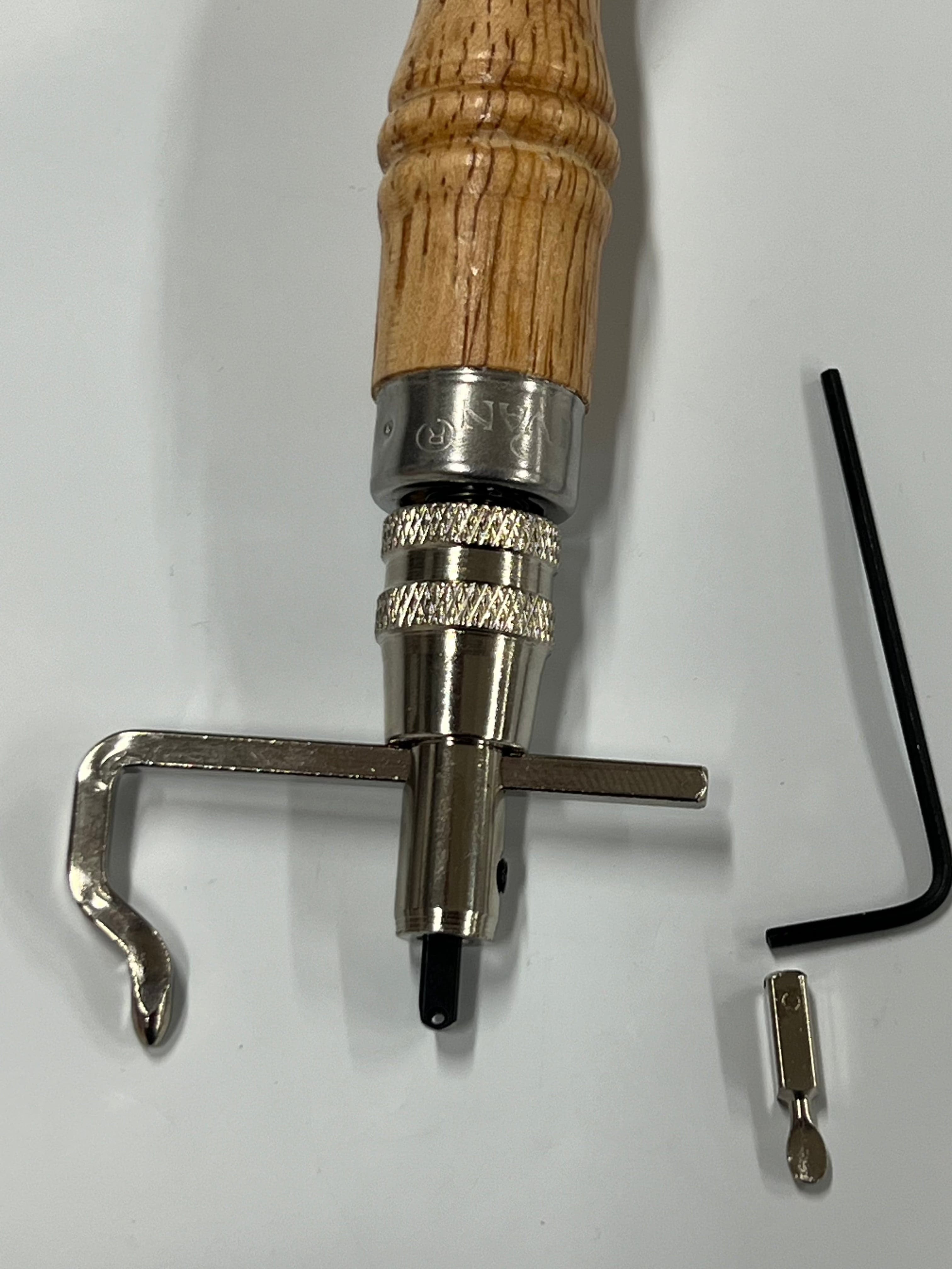 Adjustable groove cutter/groove marker for leather sheaths