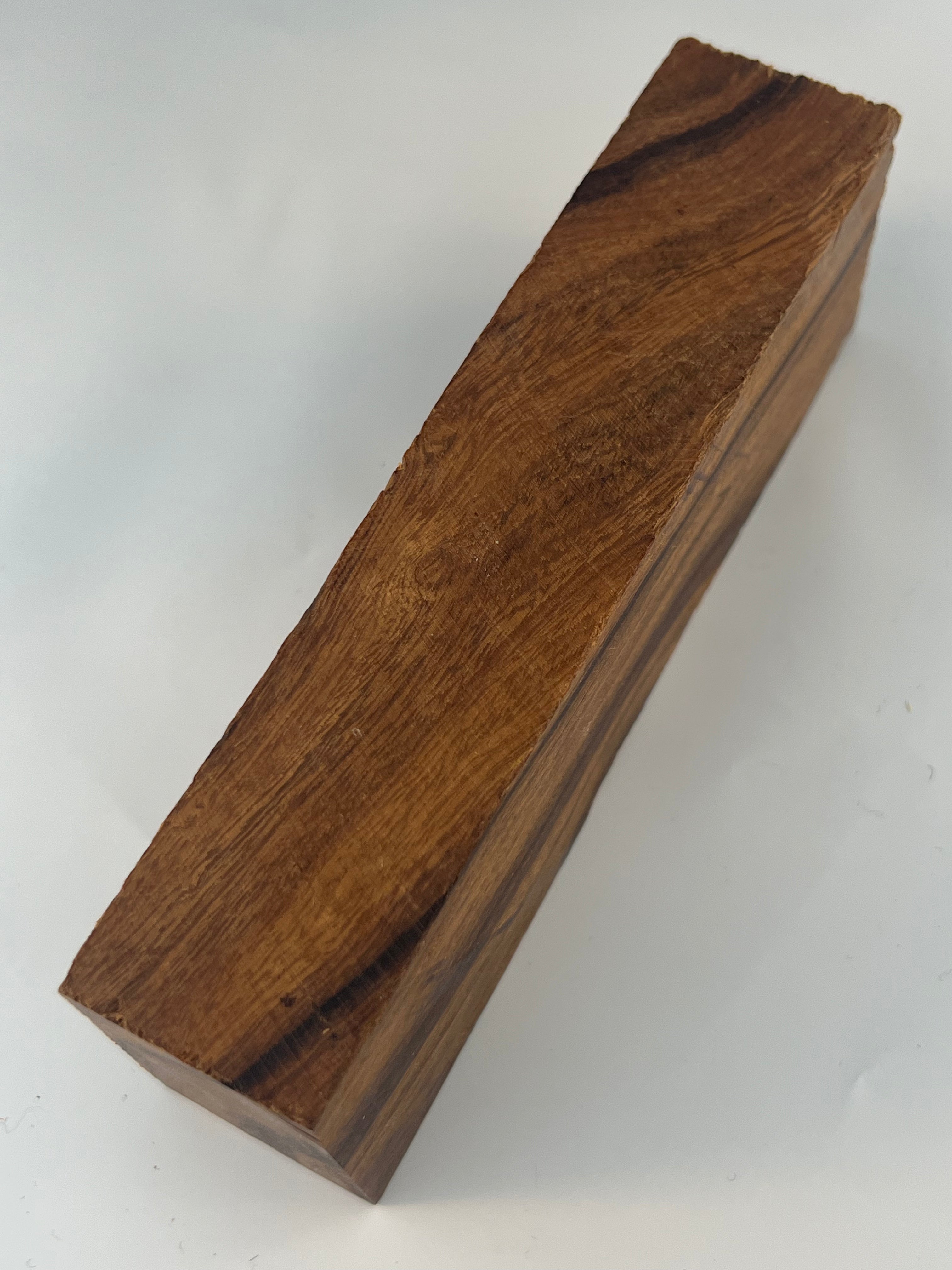 Flame poplar/knot Black B-66 - Stabilized shaft blank