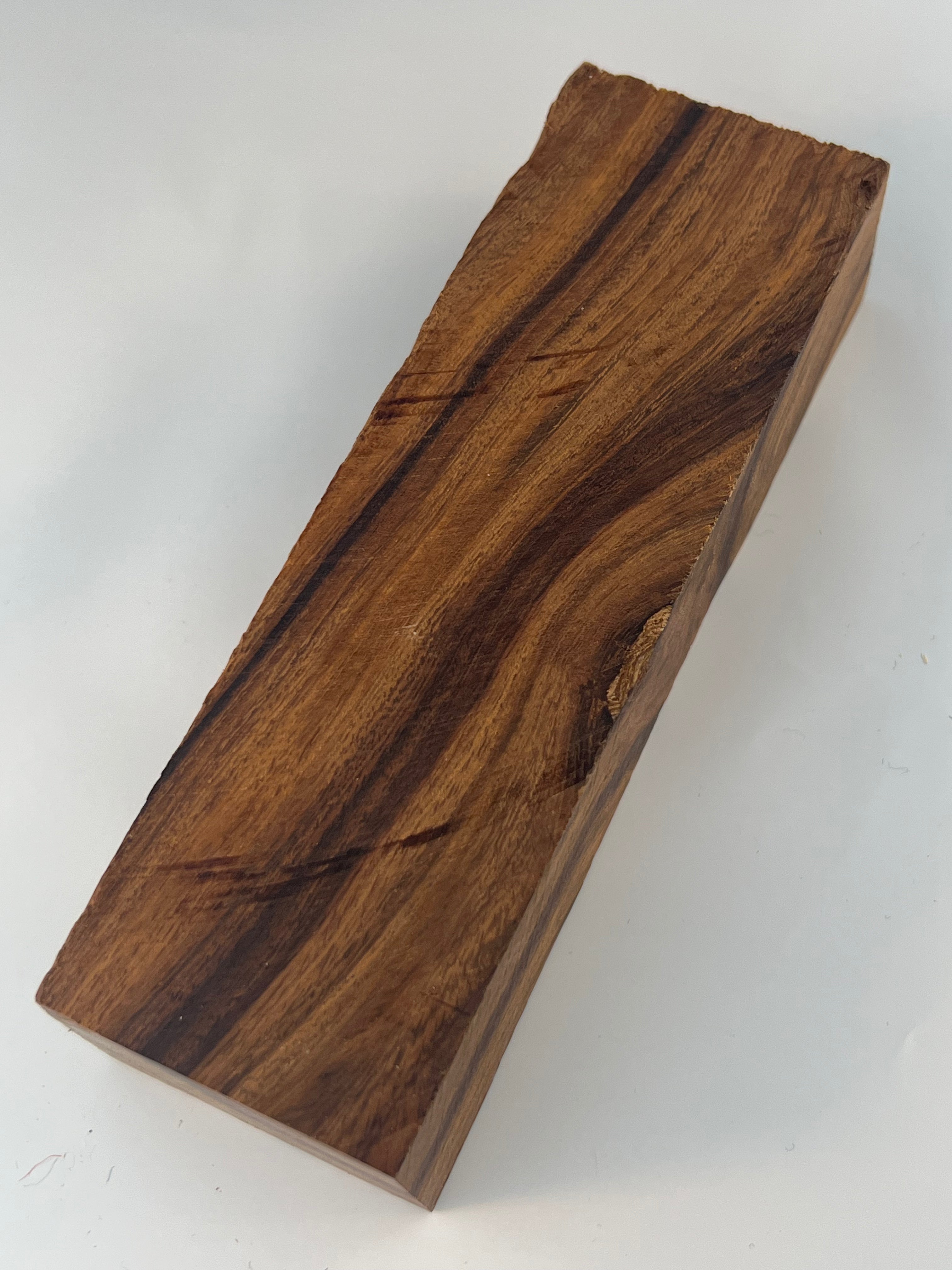 Flame poplar/knot Black B-66 - Stabilized shaft blank