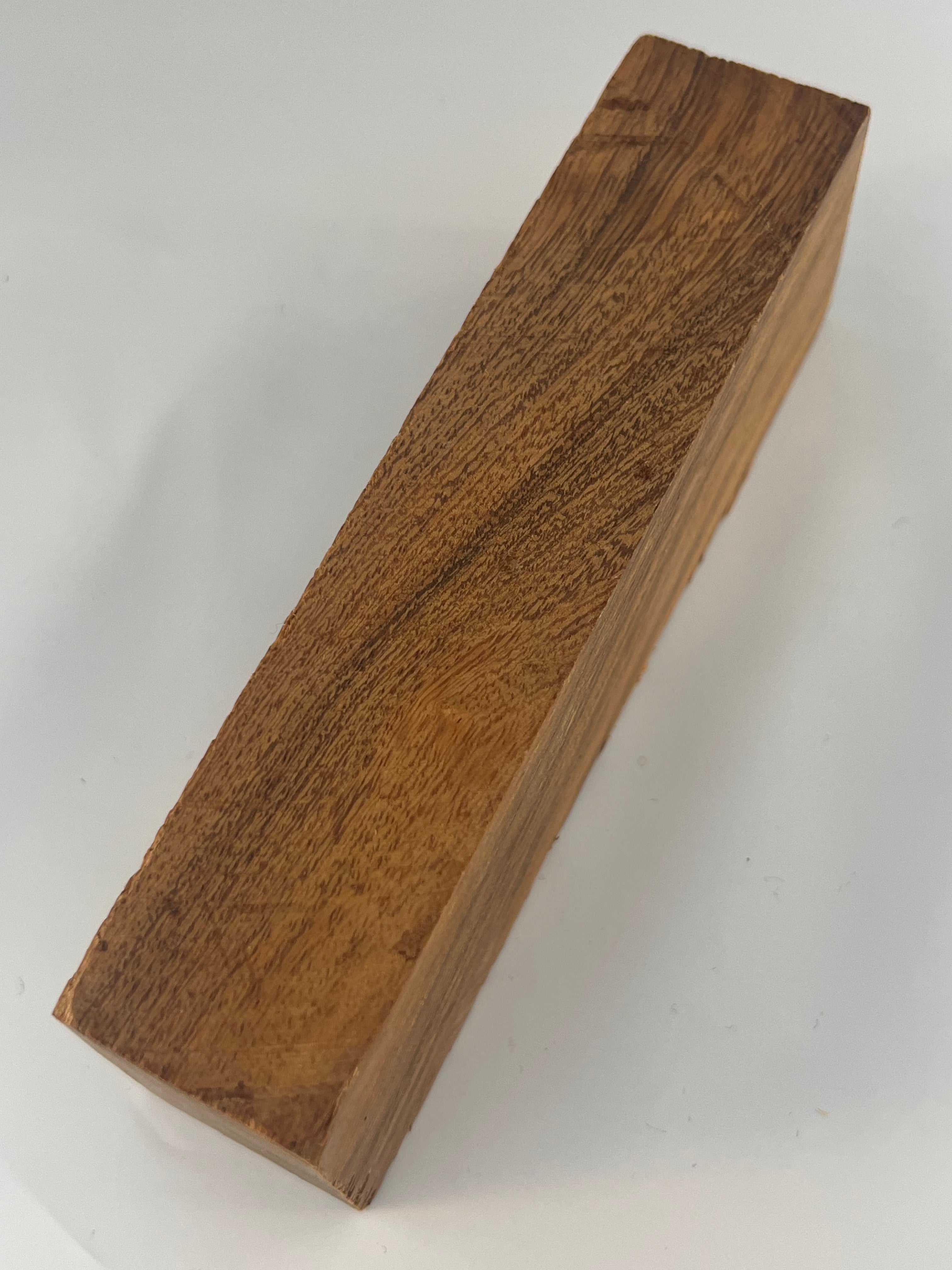 Flame poplar/knot Black B-66 - Stabilized shaft blank