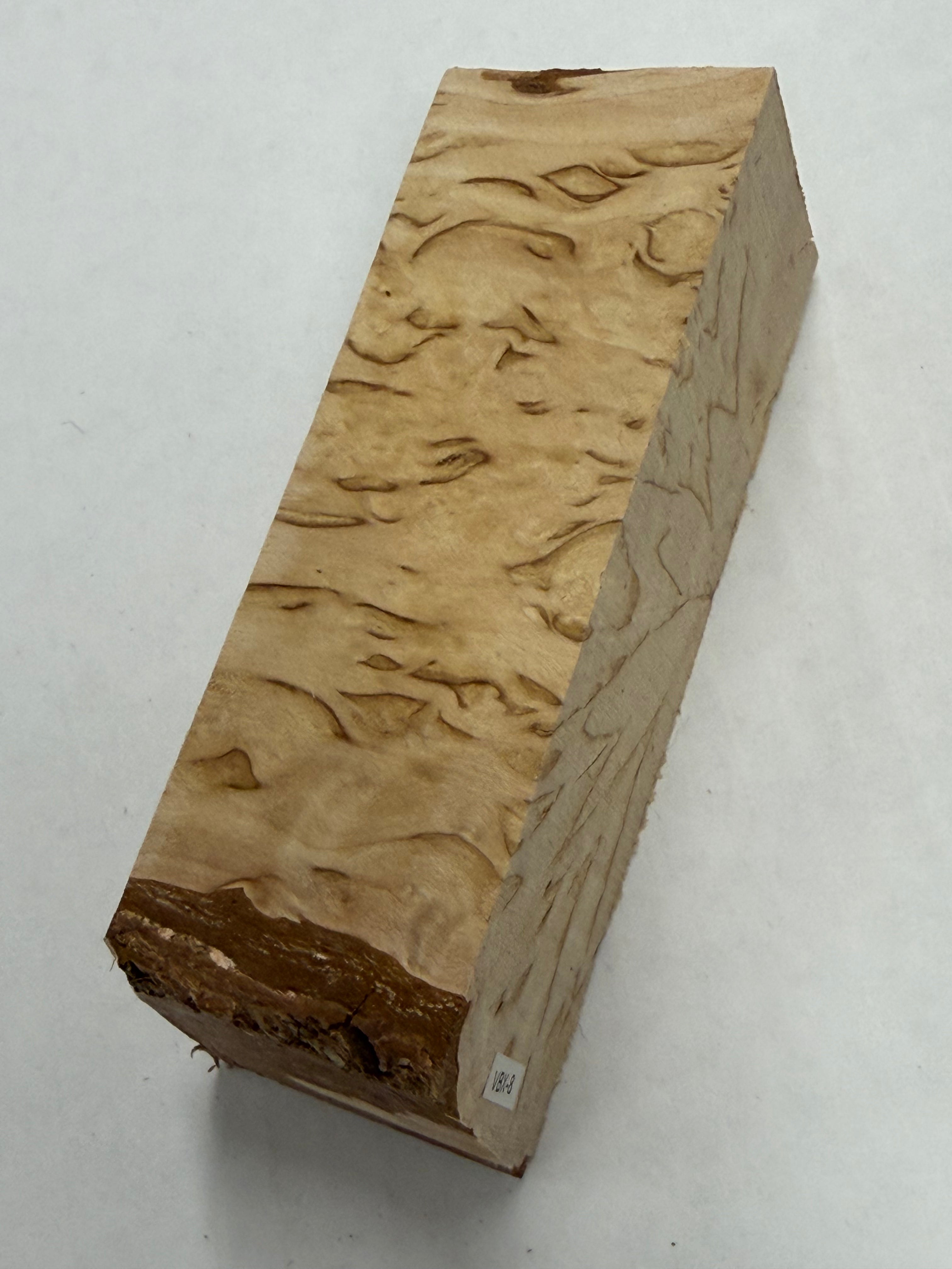 Valbjørk Masur birch VBX-8; 38x43x112mm