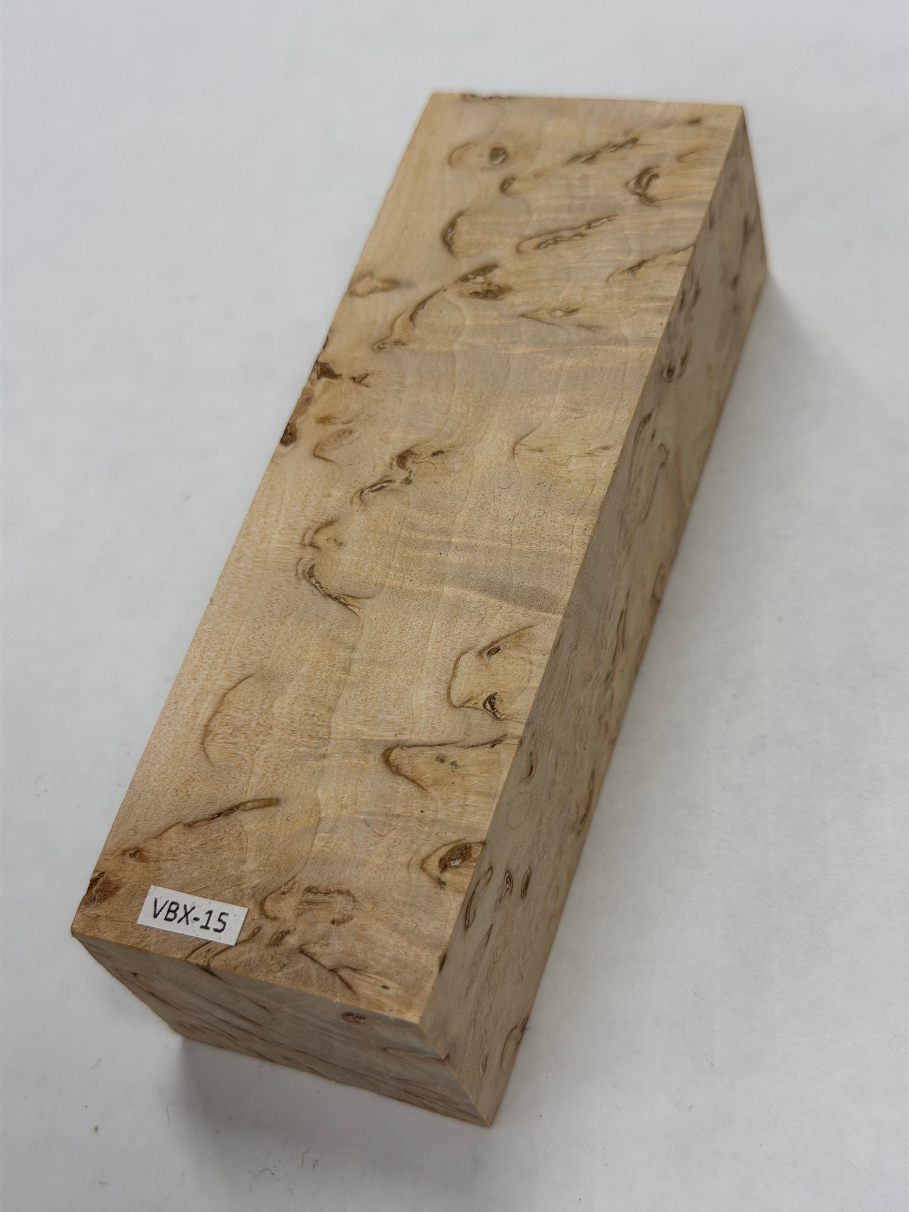 Valbjørk masur birch VBX-15; 29x42x120mm