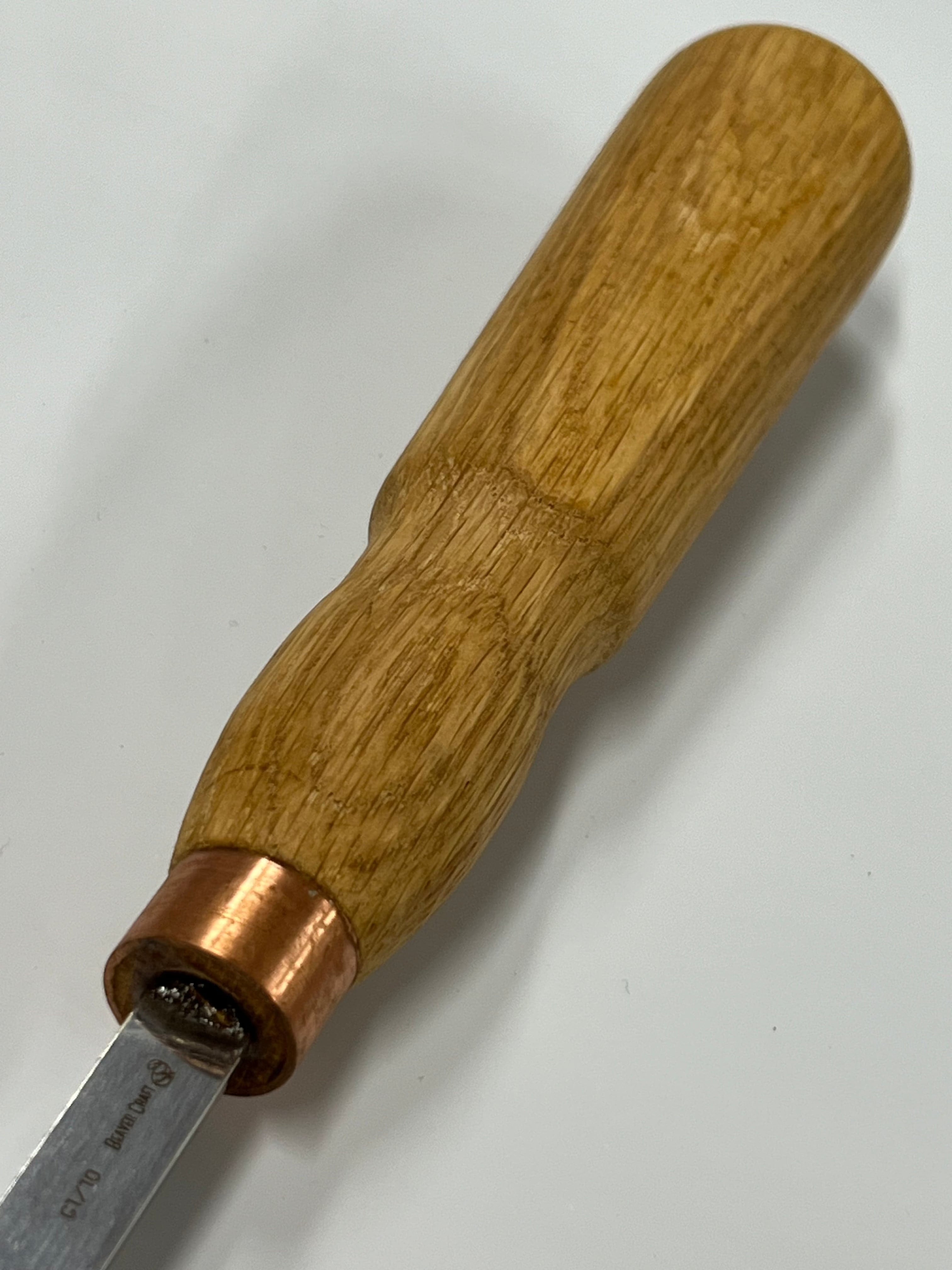 Wood carving iron 130x10mm straight flat chisel