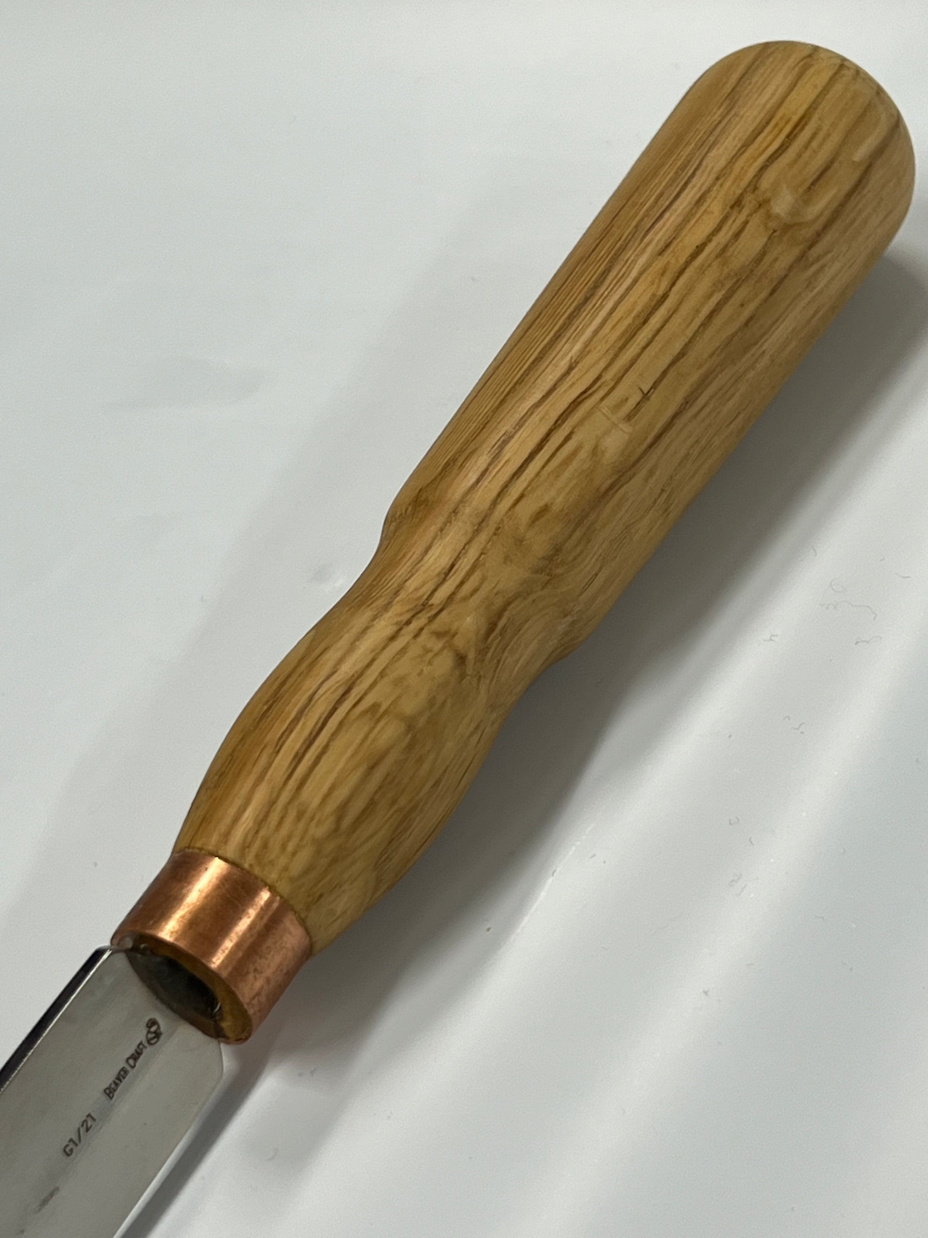 Wood carving iron 130x21mm straight flat chisel