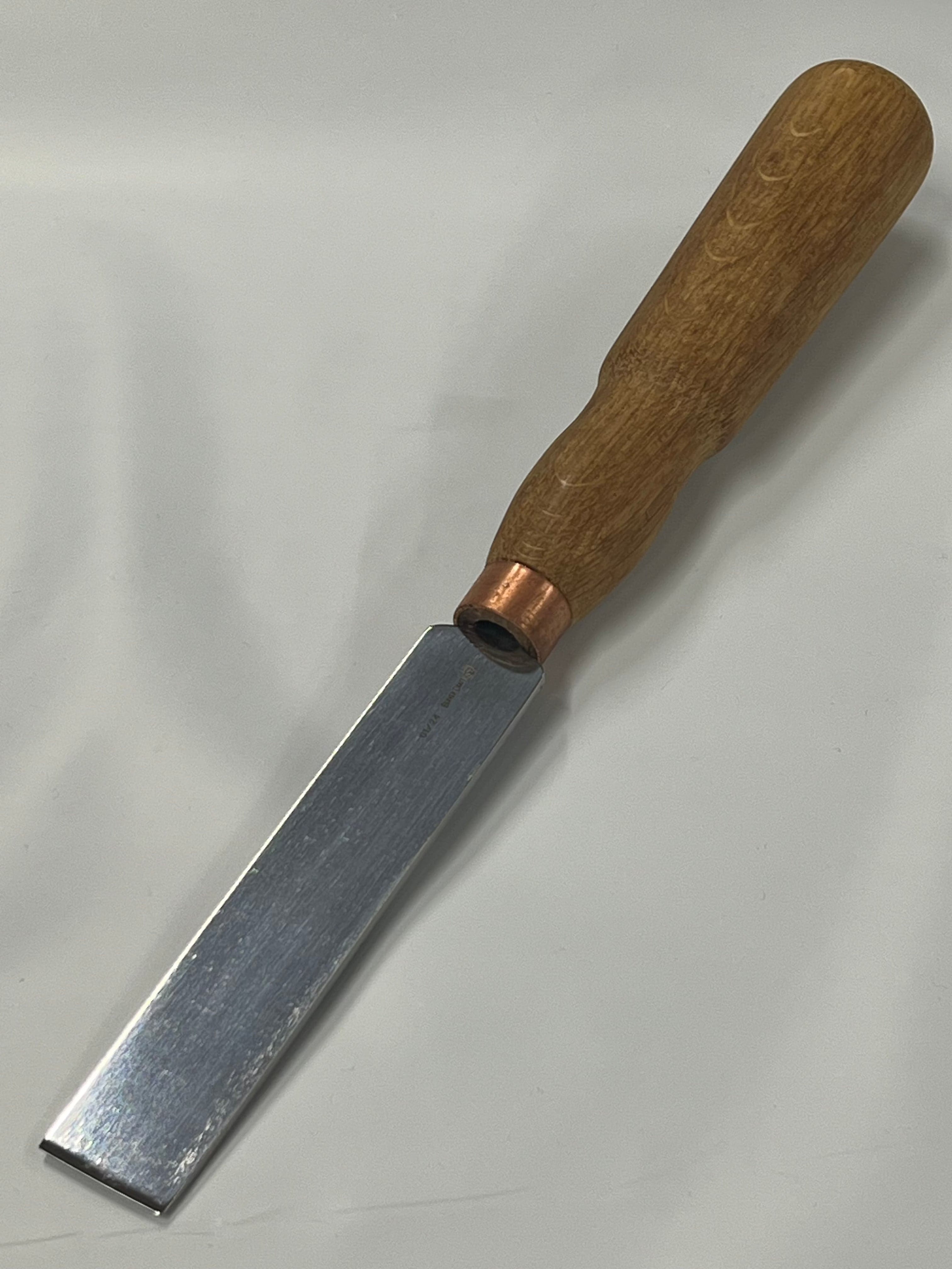 Wood carving iron 130x24mm straight flat chisel