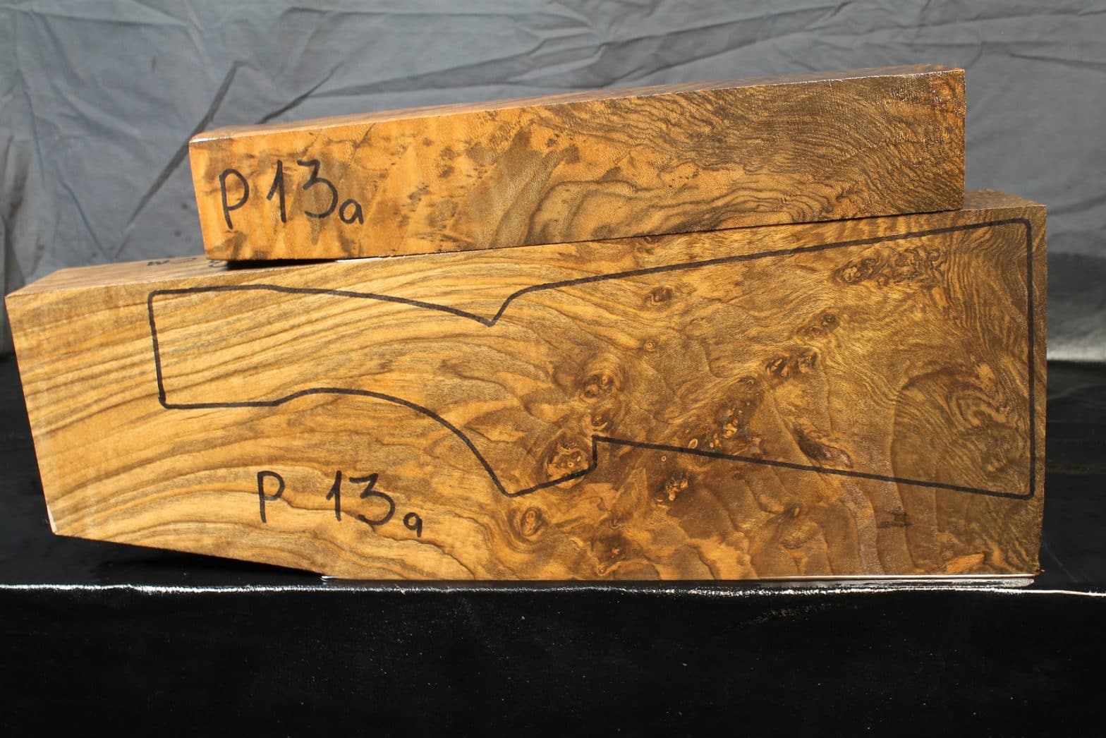 Shotgun Stock Blank Turkish Walnut Grade 3 P13