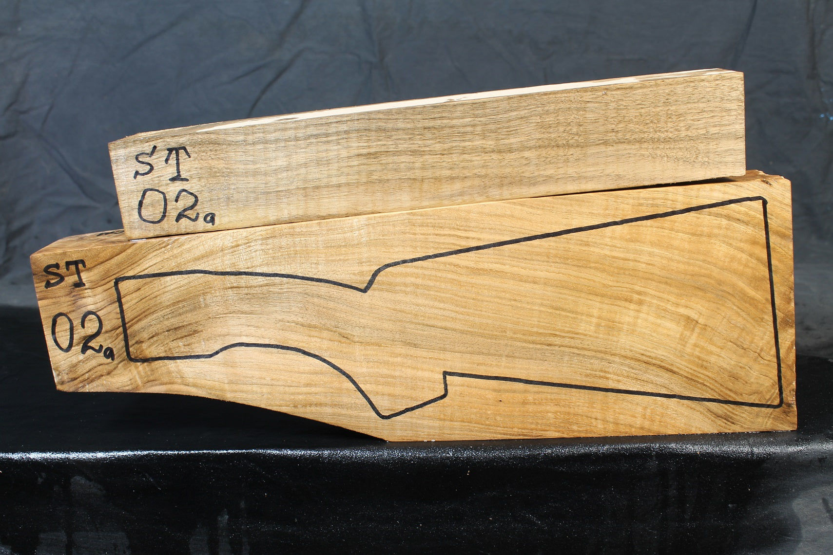 Shotgun Stock Blank Turkish Walnut Standard ST02