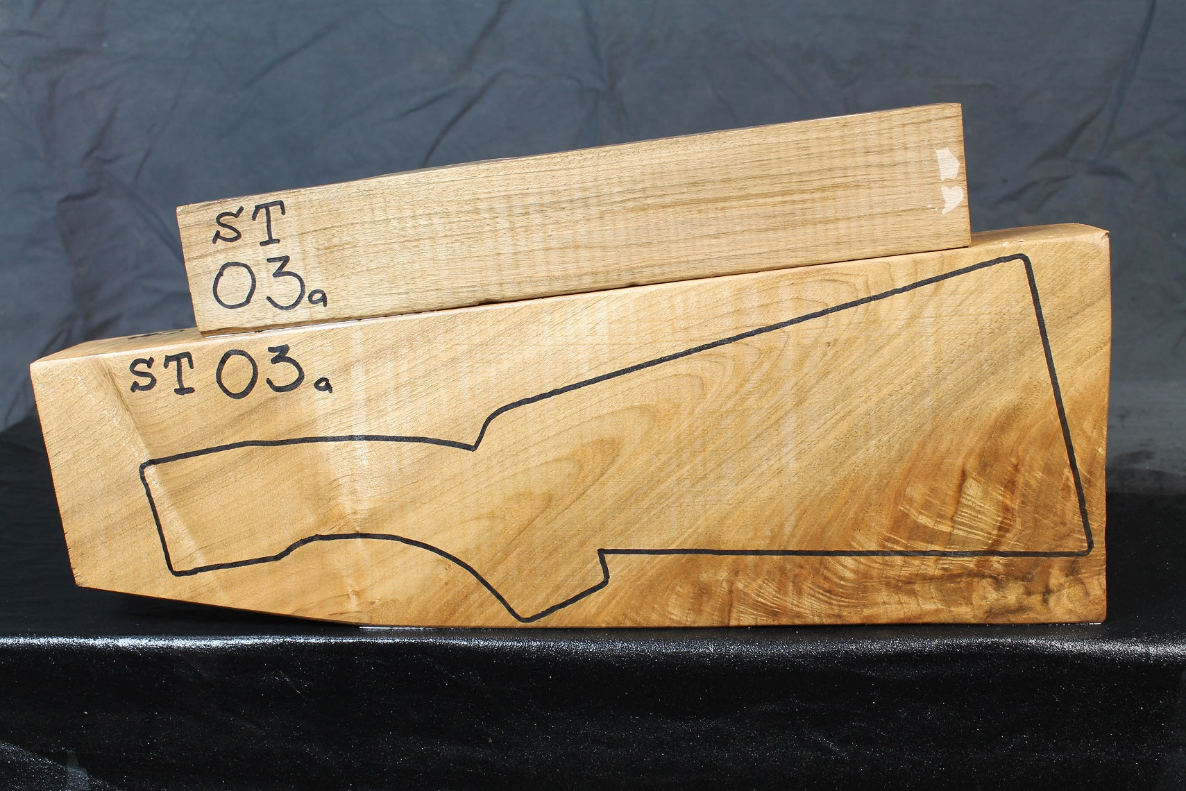 Shotgun Stock Blank Turkish Walnut Standard ST03