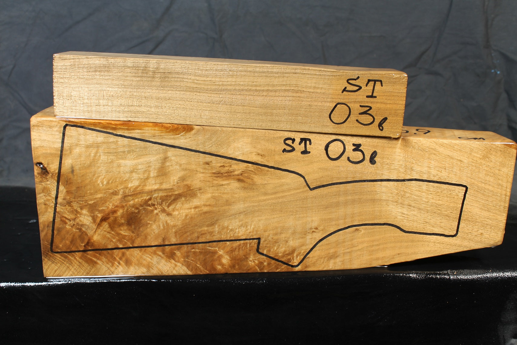 Shotgun Stock Blank Turkish Walnut Standard ST03