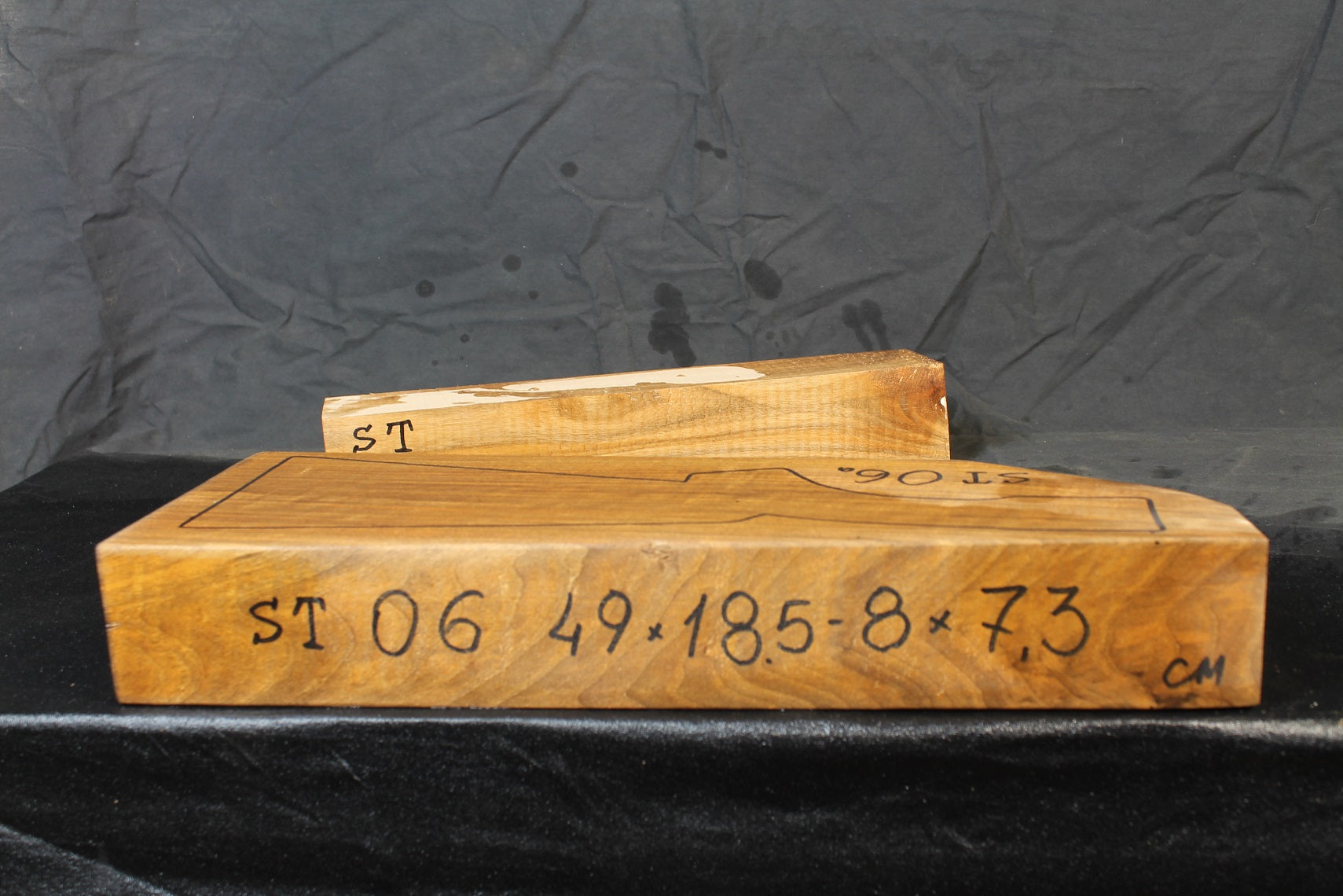 Shotgun Stock Blank Turkish Walnut Standard ST06