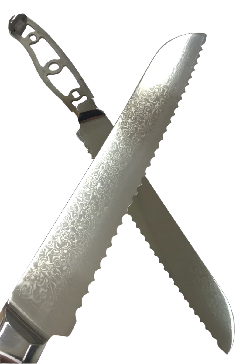 Bread knife blade - VG10 Damask Chef's knife