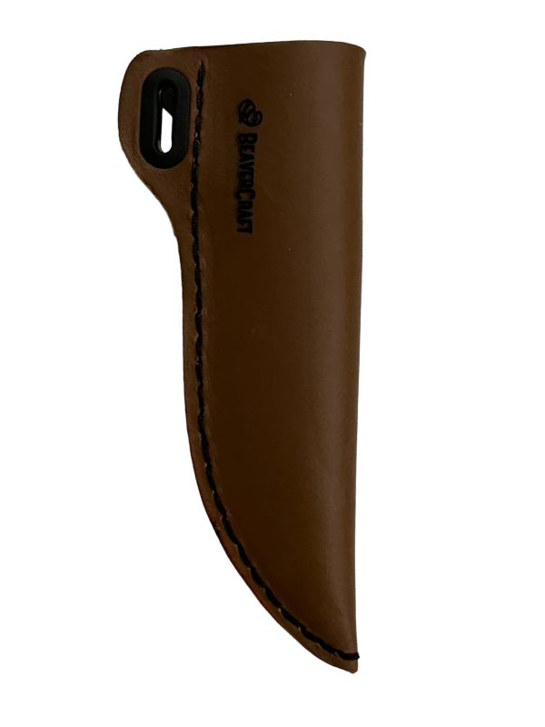Knife sheath in leather SH1 Beaver Craft