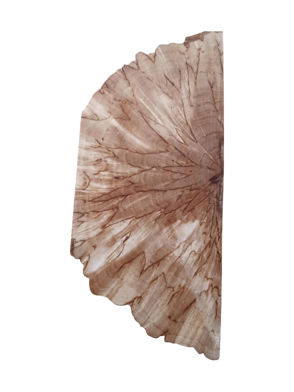 Natural Valbjørk Masurbjørk Cross-sheared (X-cut) approx. 30x40x150mm