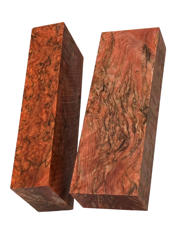 Masur birch Red - Stabilized shaft blank