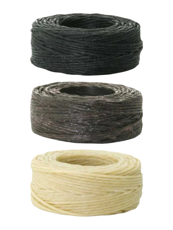 Waxed linen thread for sheaths 22.5m