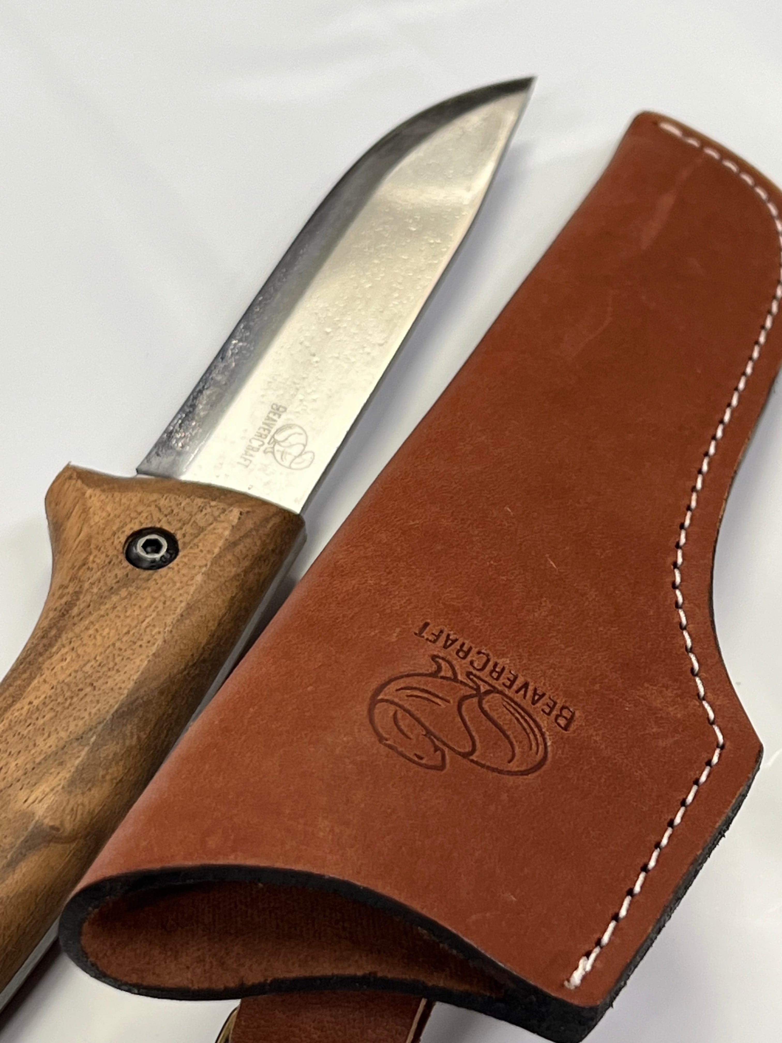 BSH2 Glacier Bushcraft knife with sheath