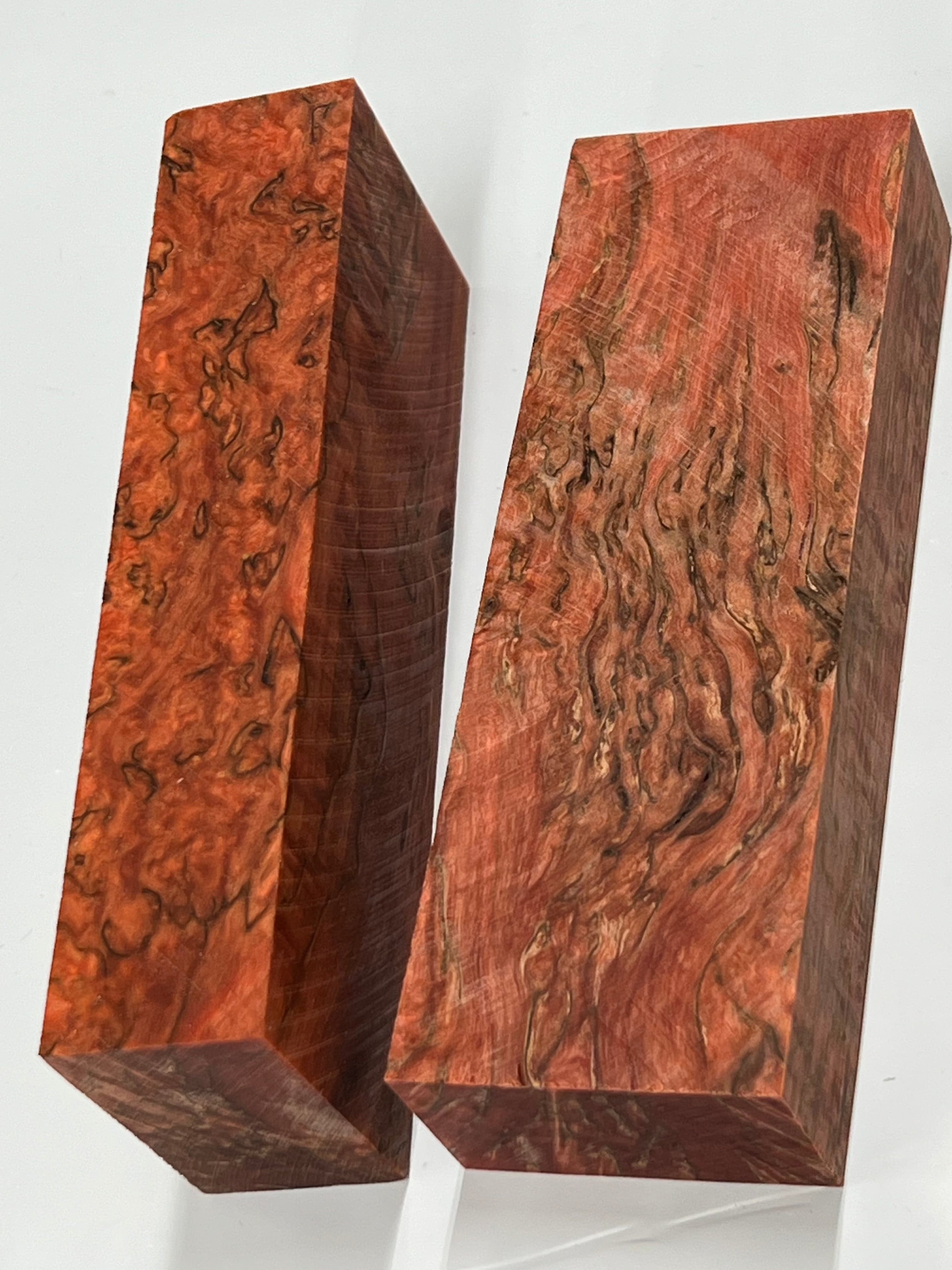 Masur birch Red - Stabilized shaft blank