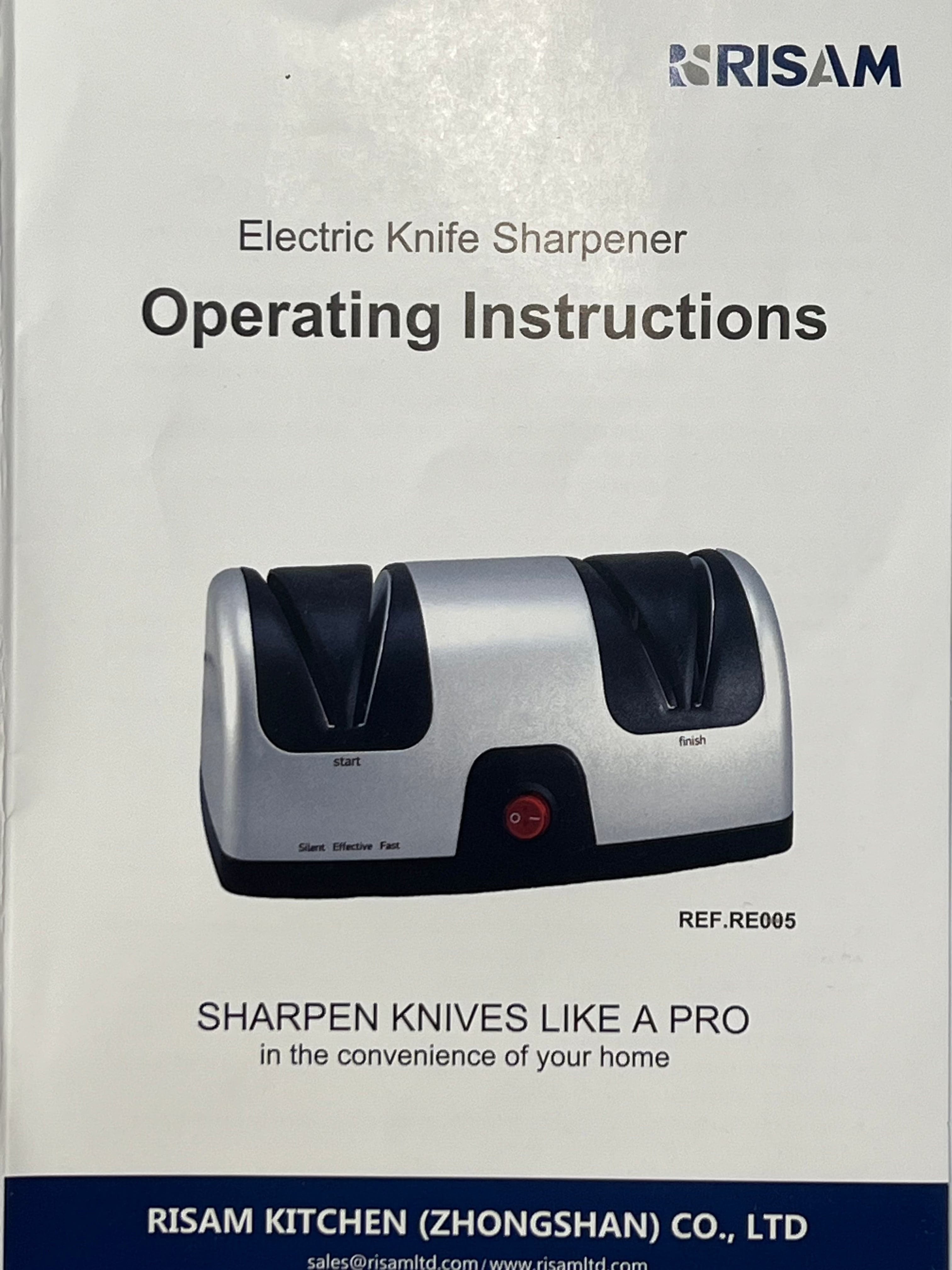 Electric knife sharpener RISAM RE005
