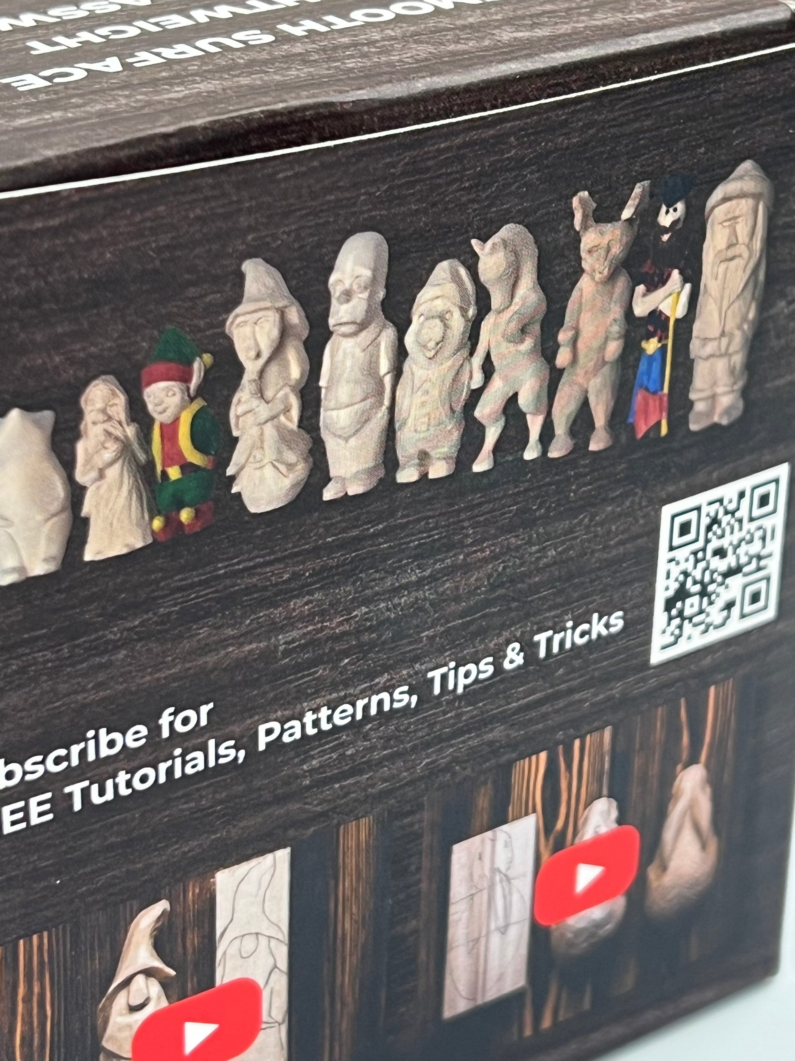 Basswood wood carving blanks BW1 5-pack from Beaver Craft
