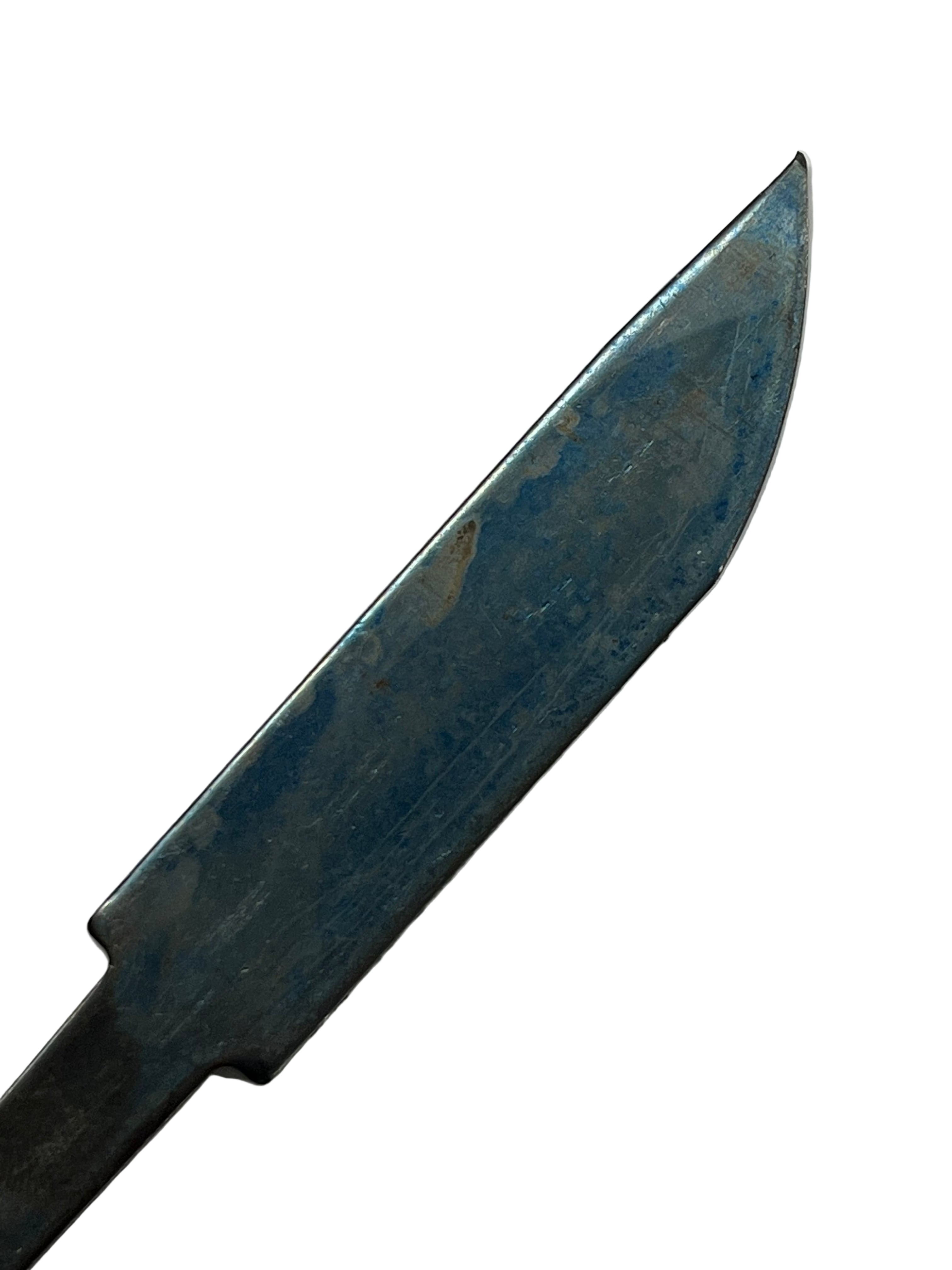 Knife blade blank 80mm Finished Hardened unsharpened