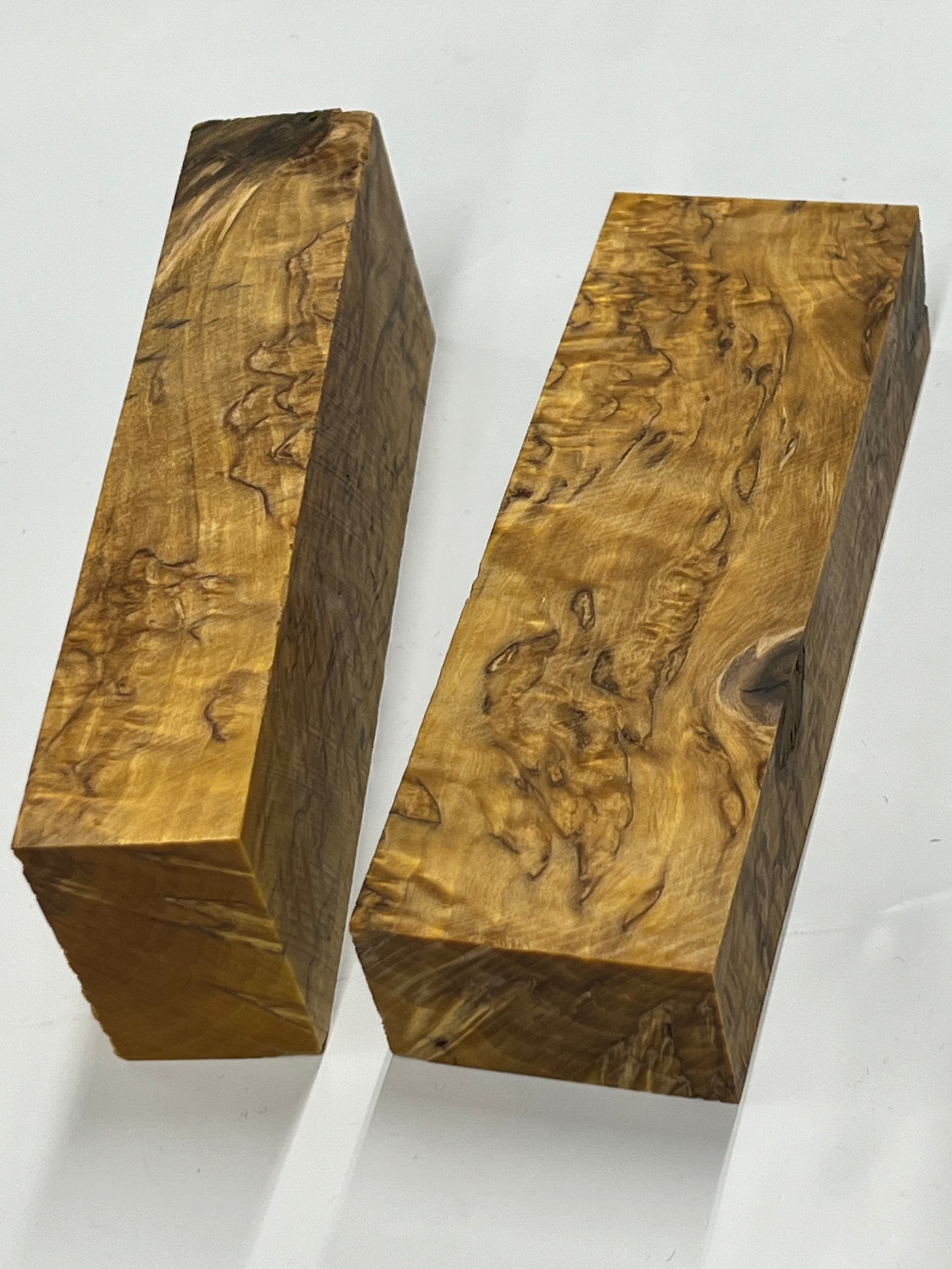 Masurbjørk Yellow - Stabilized shaft blank
