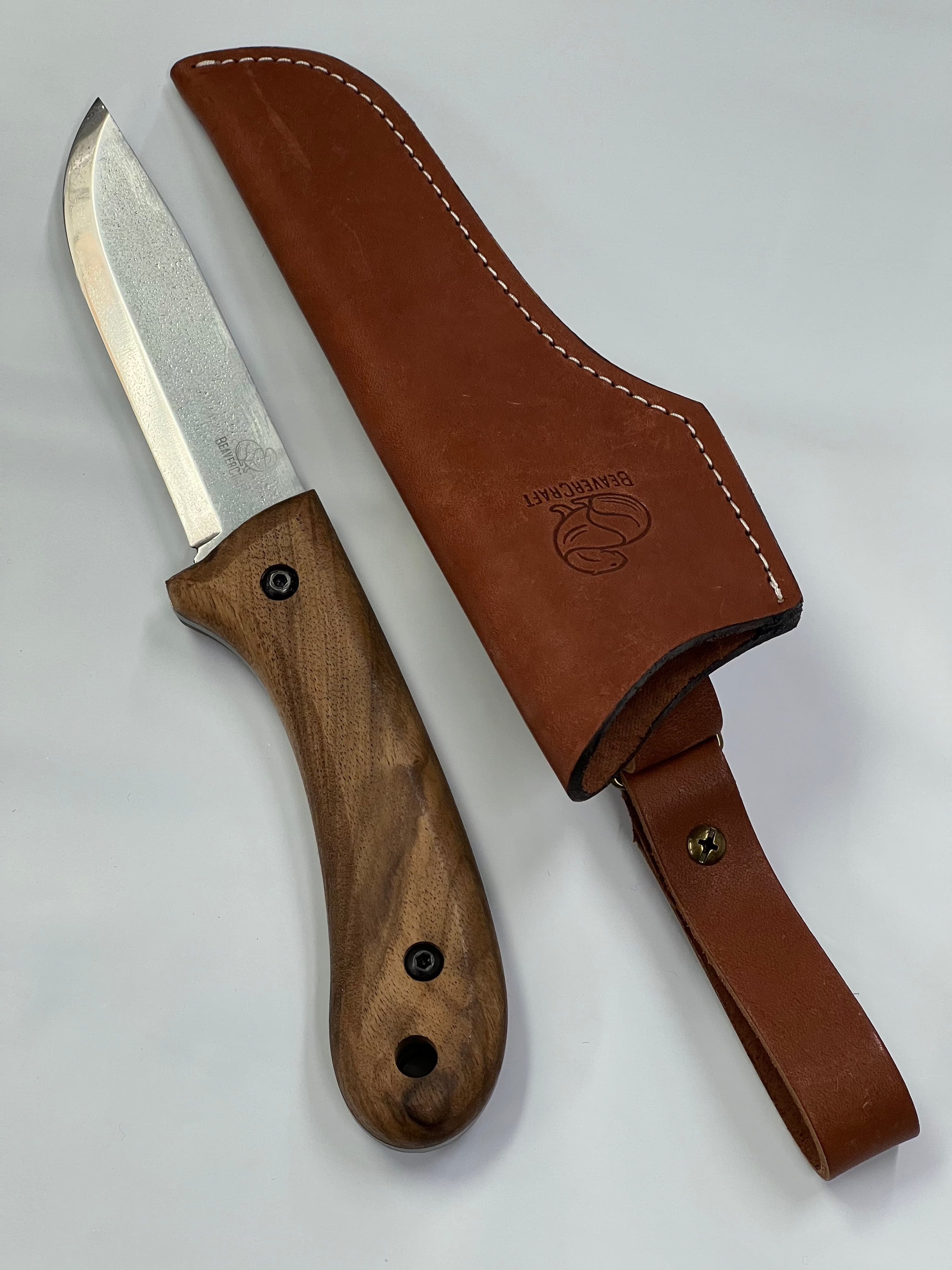 BSH2 Glacier Bushcraft knife with sheath