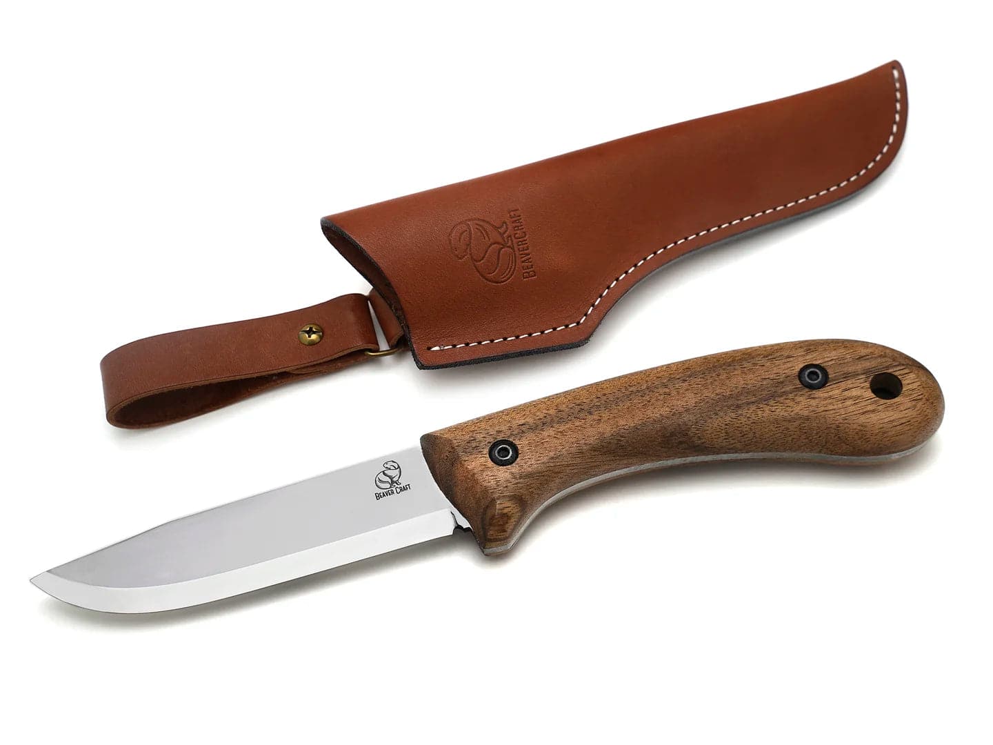 BSH2 Glacier Bushcraft knife with sheath