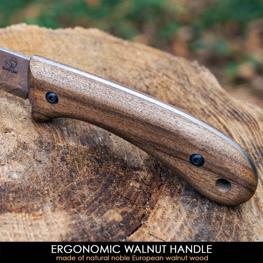 BSH2 Glacier Bushcraft knife with sheath