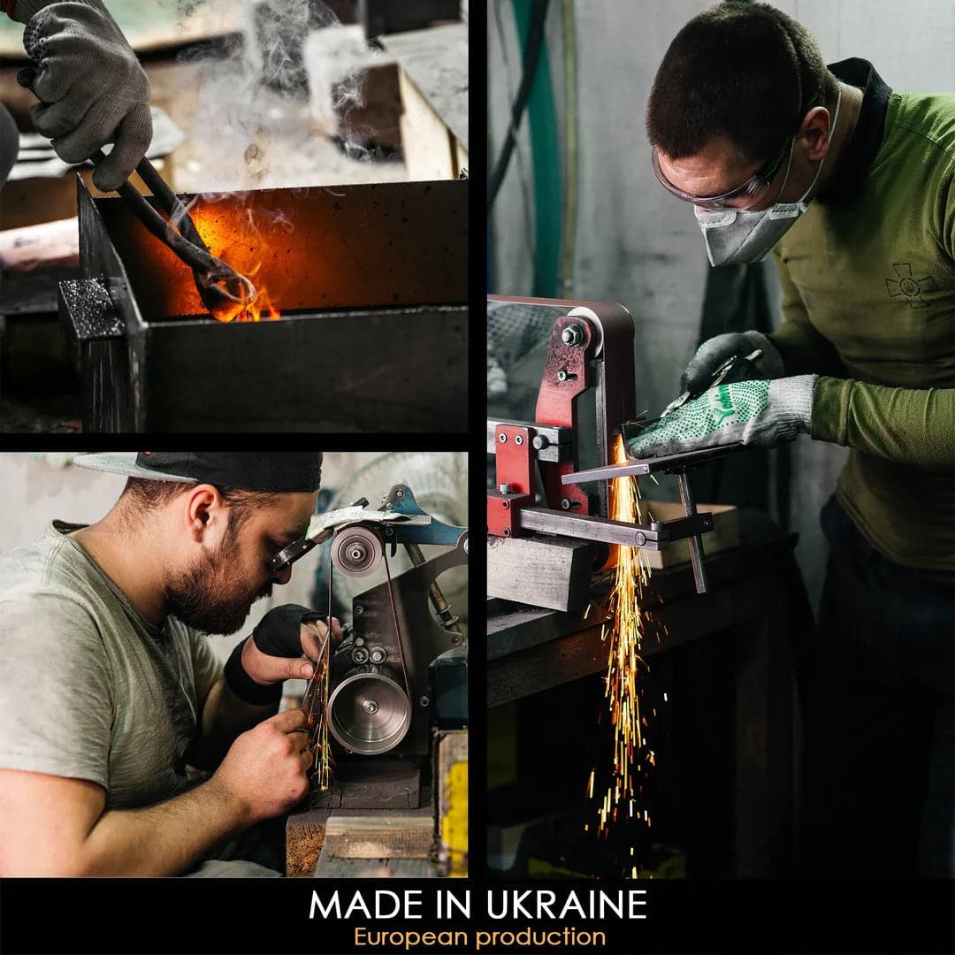 BSH2 Glacier Bushcraft knife with sheath