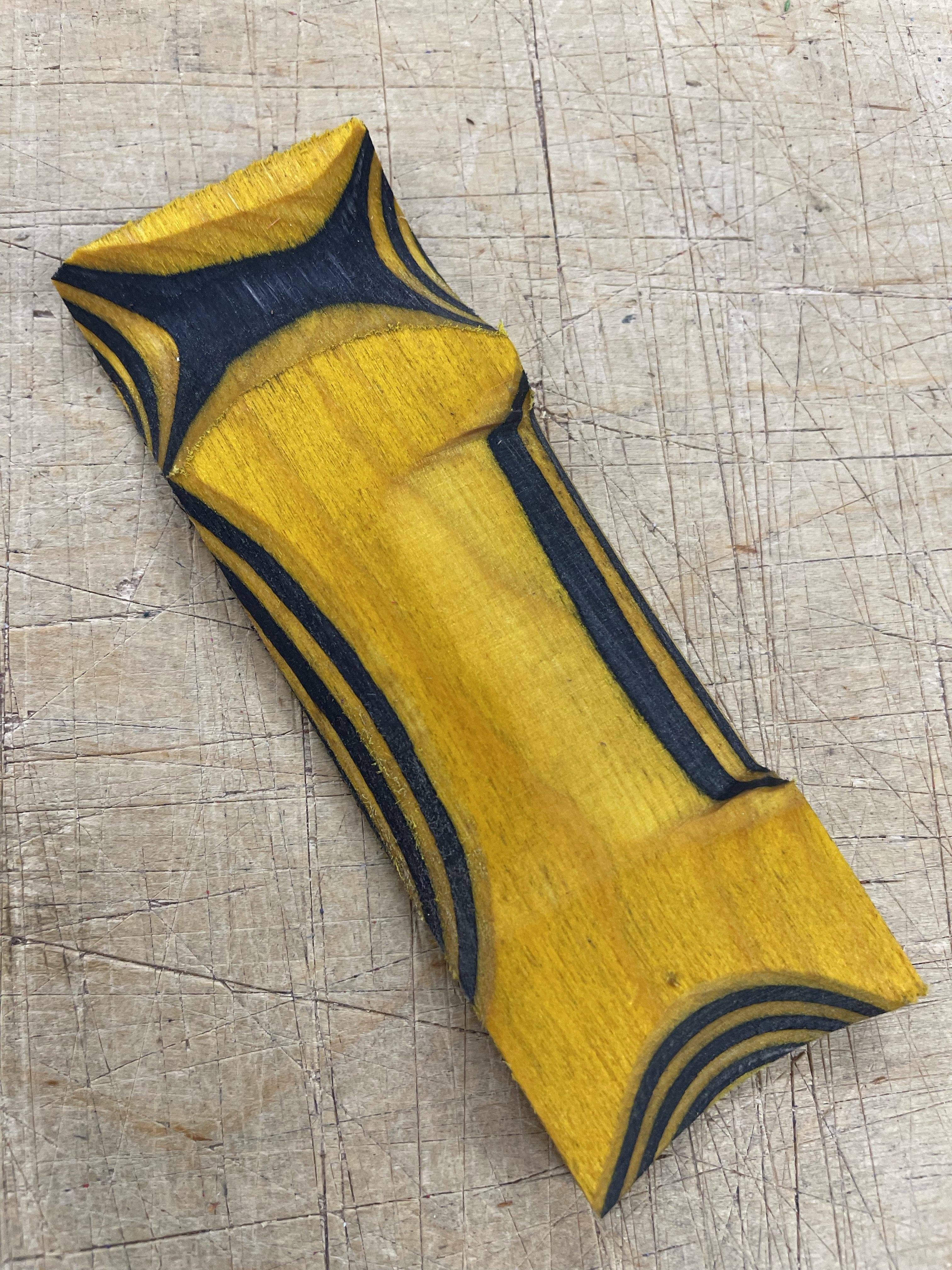 Lawood Plate - Laminated and colored shank blank