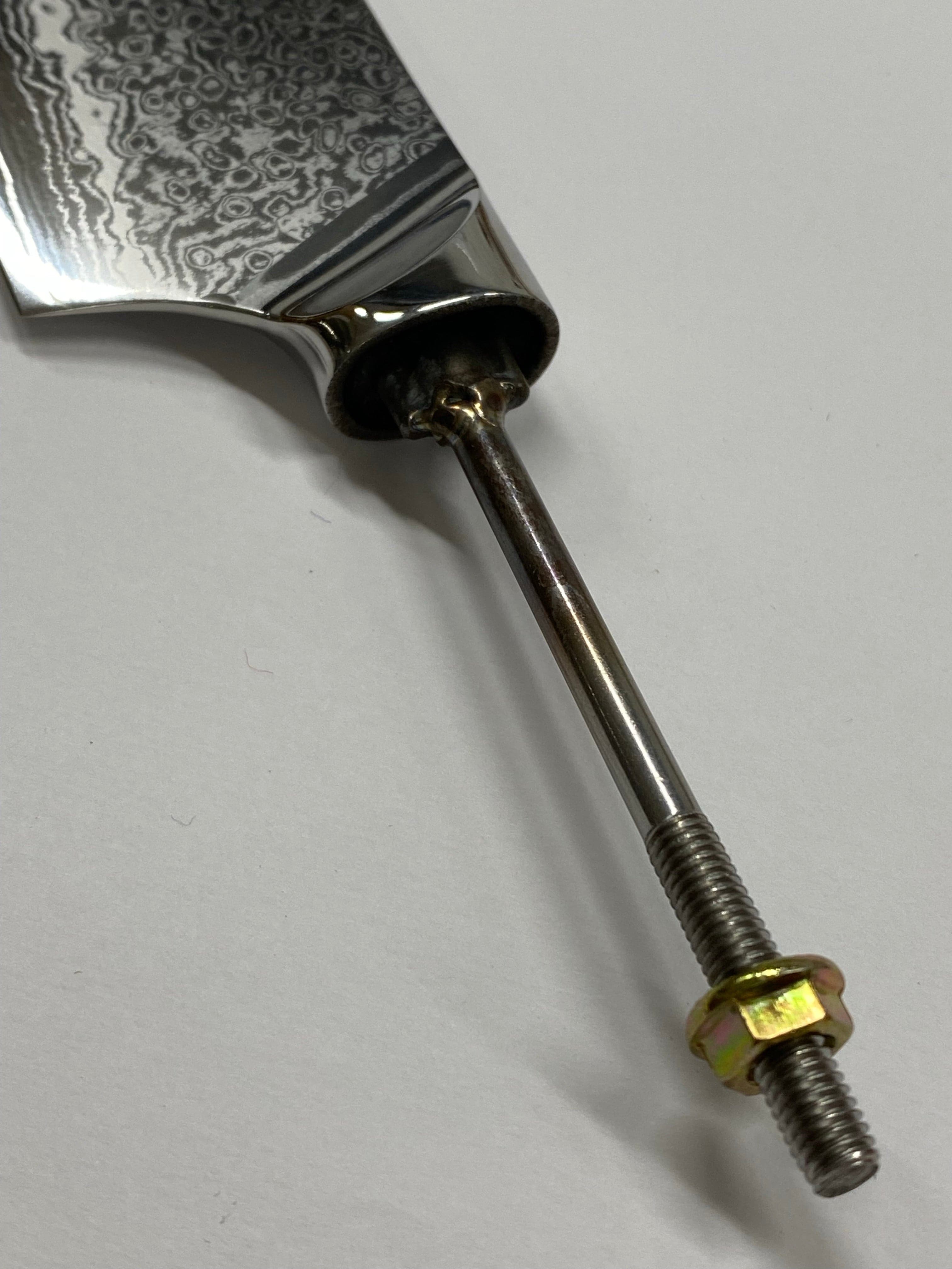 Chef Knife Blade - AUS10 Damask Chef Knife 8"