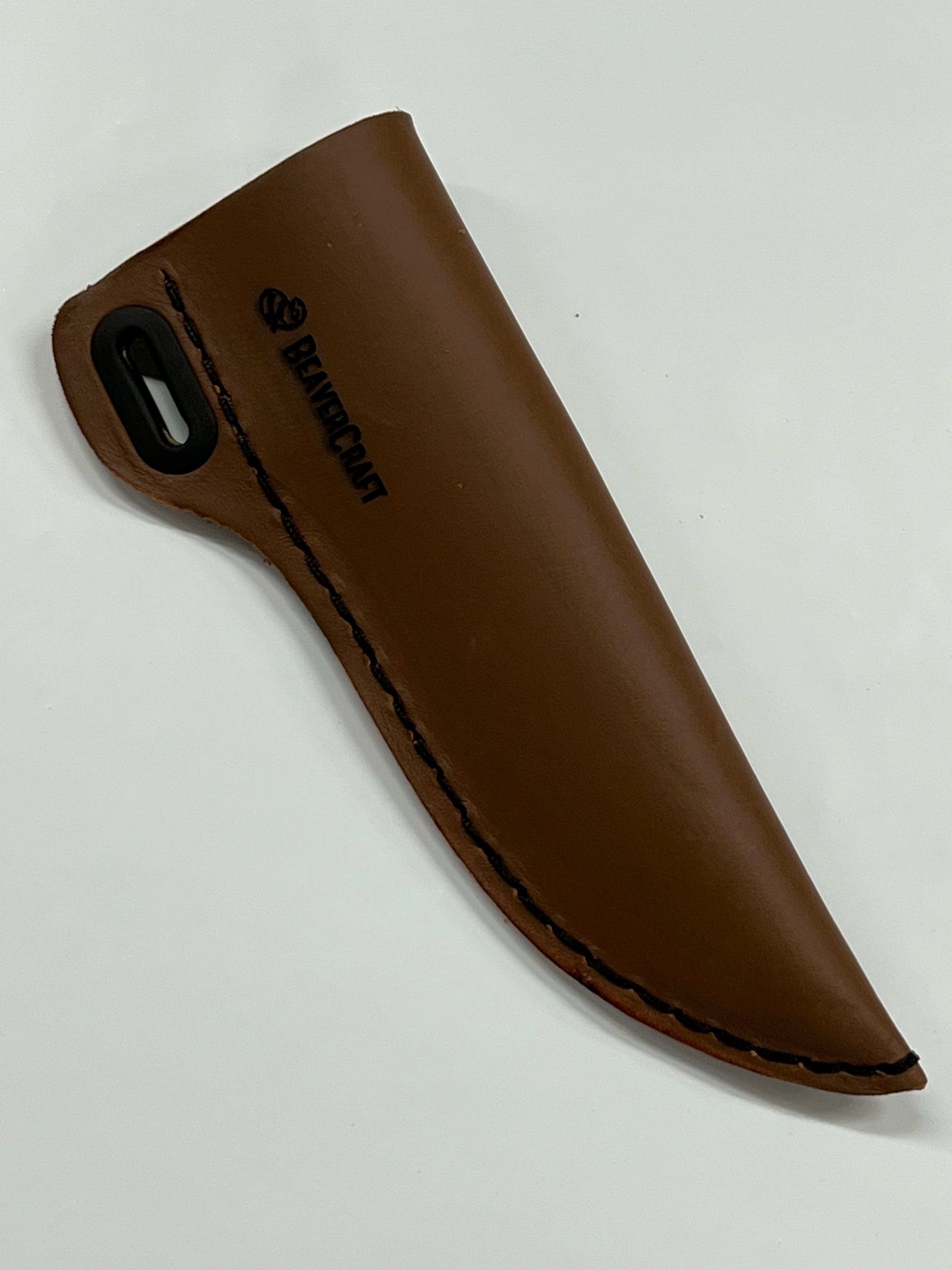Knife sheath in leather SH1 Beaver Craft