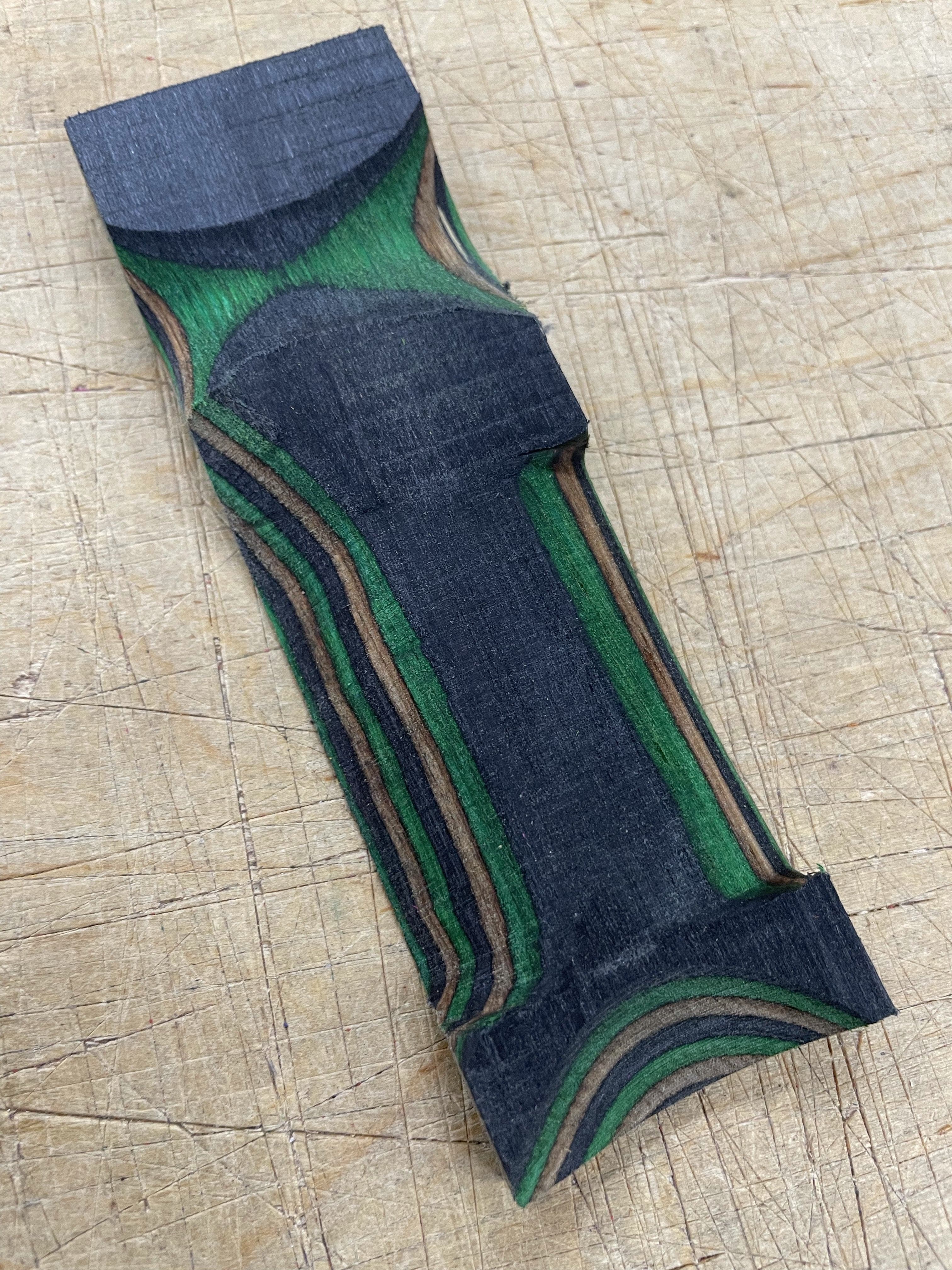Lawood Plate - Laminated and colored shank blank
