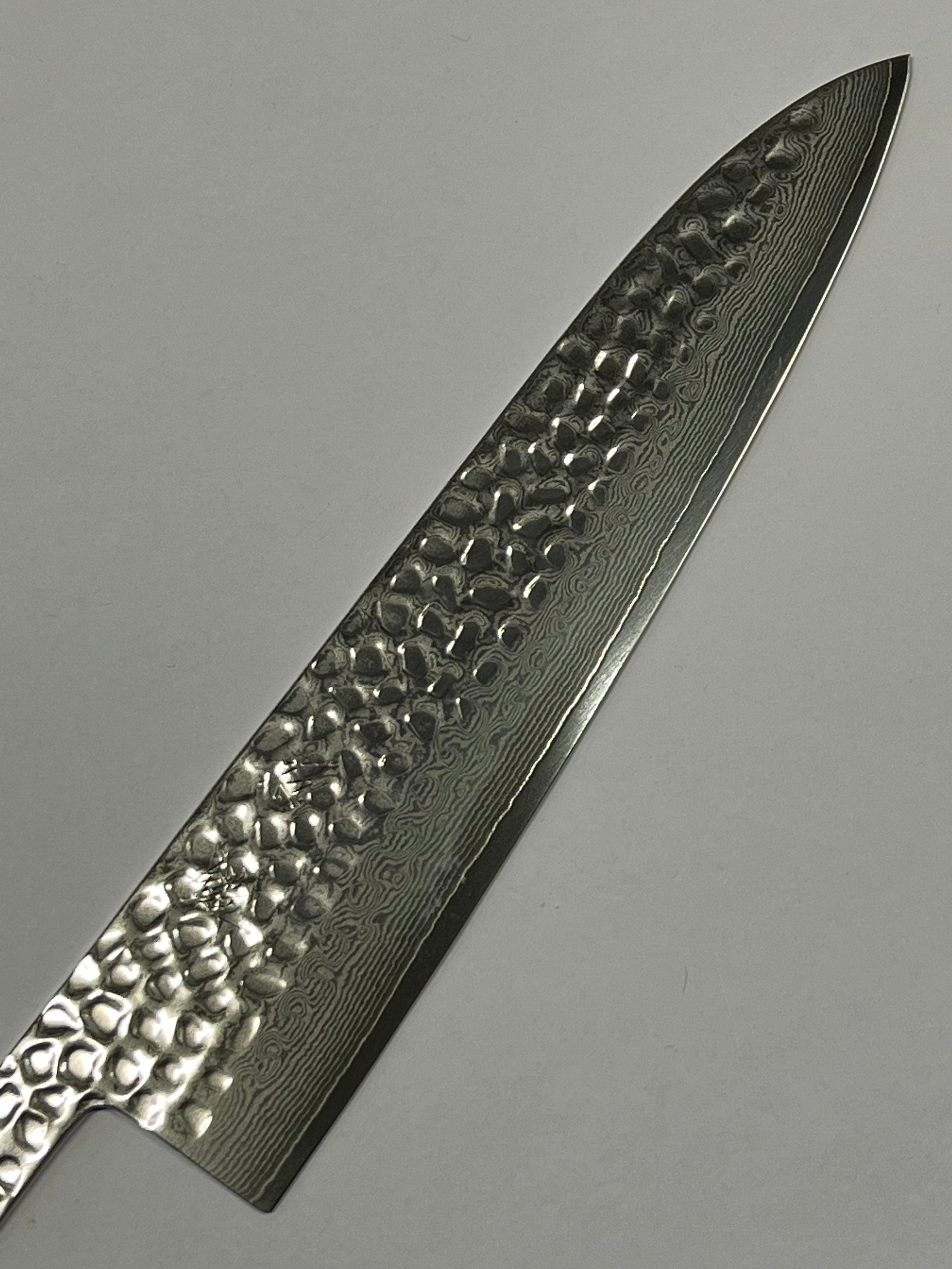 Gyuto 210 VG10 Damask Japanese hand-forged knife blade