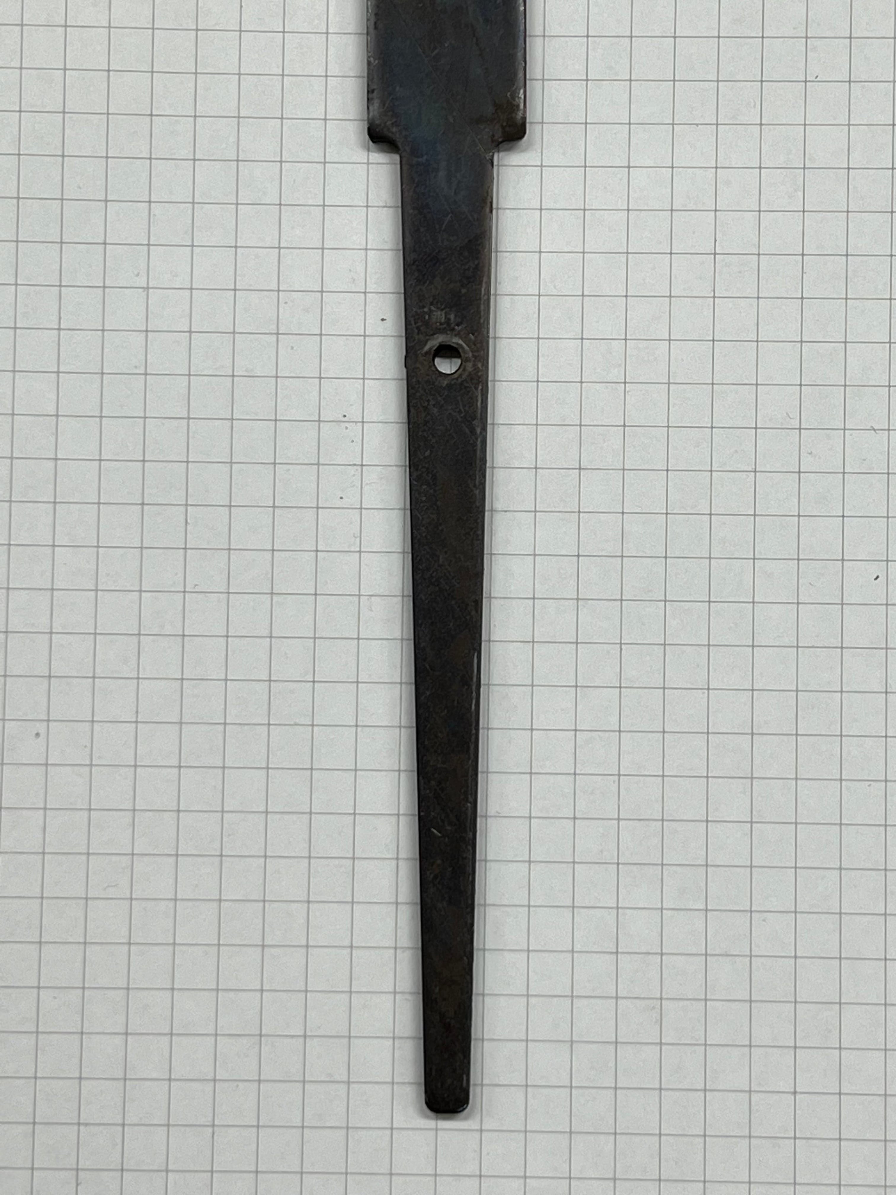 Knife blade blank 90mm Finished Hardened unsharpened