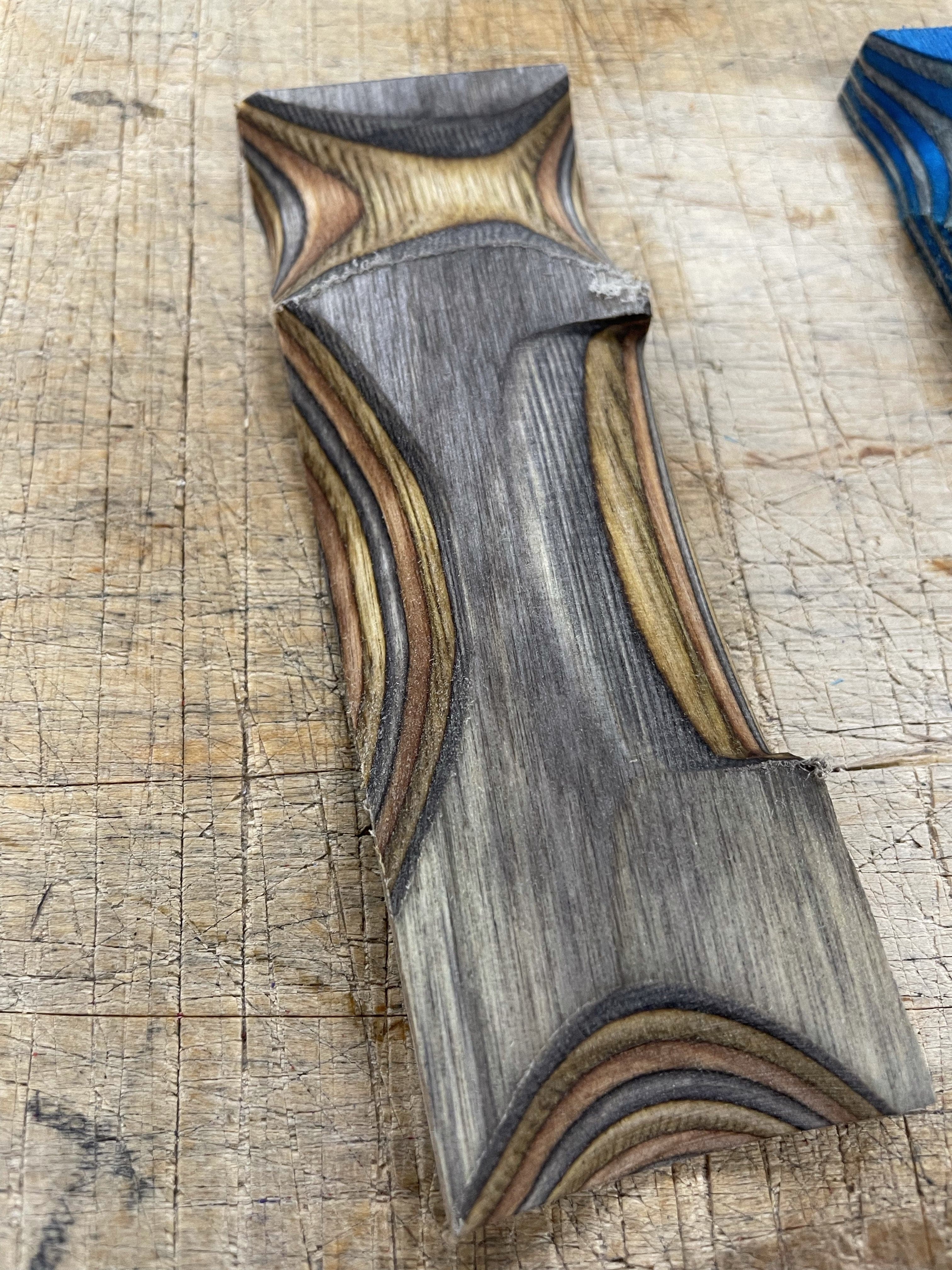 Lawood Plate - Laminated and colored shank blank