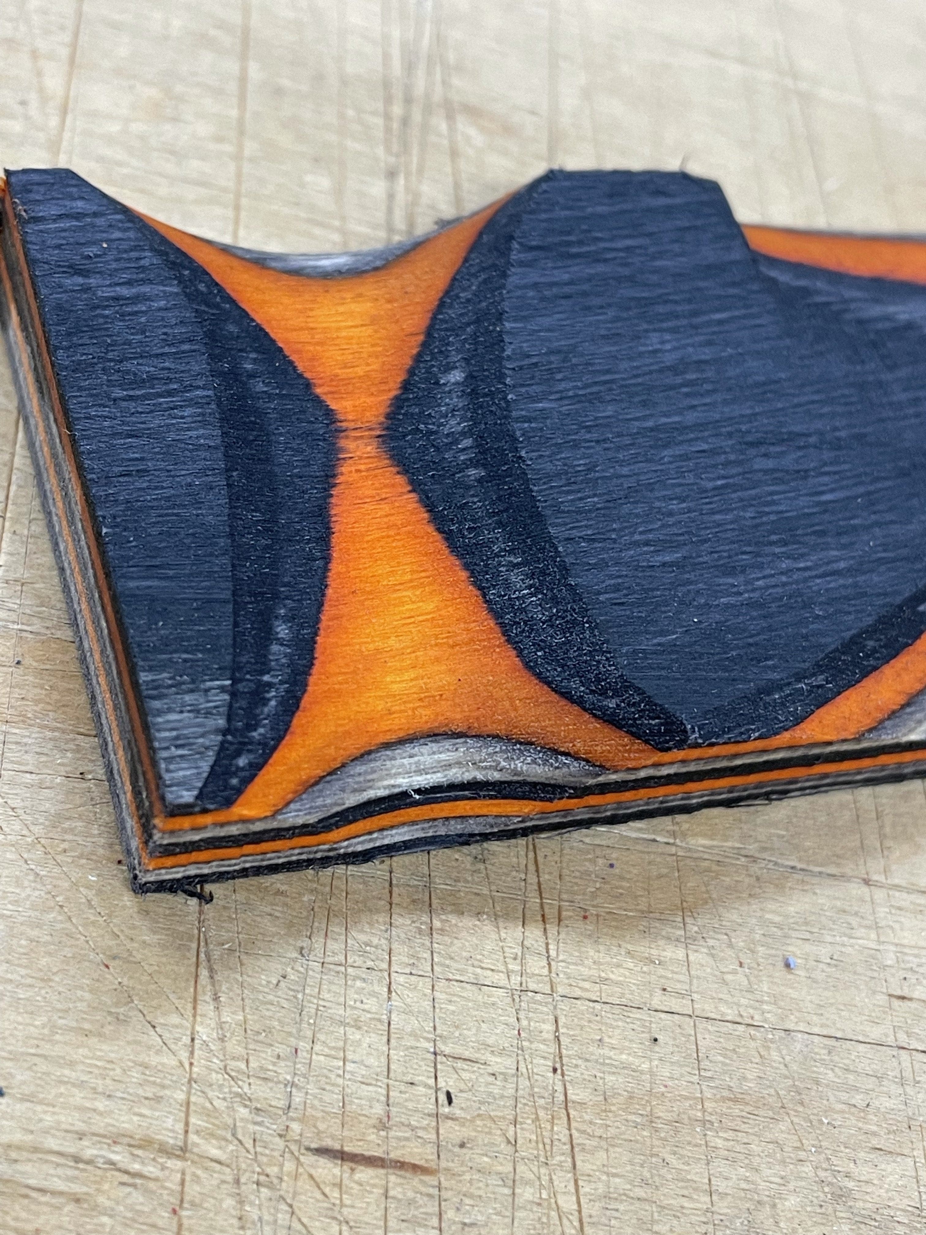 Lawood Plate - Laminated and colored shank blank