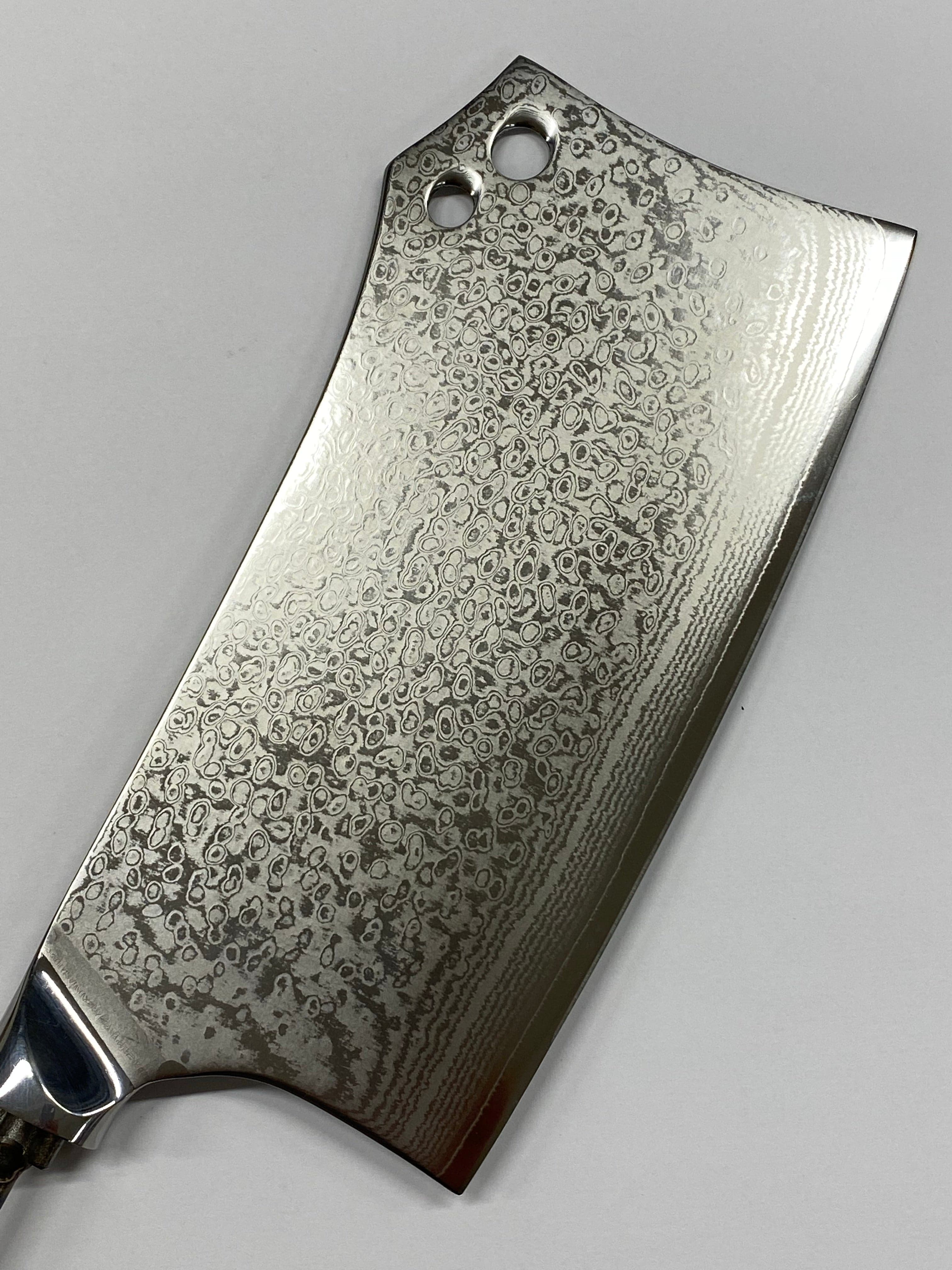 Cleaver - AUS10 Damask Chef's Knife 7"