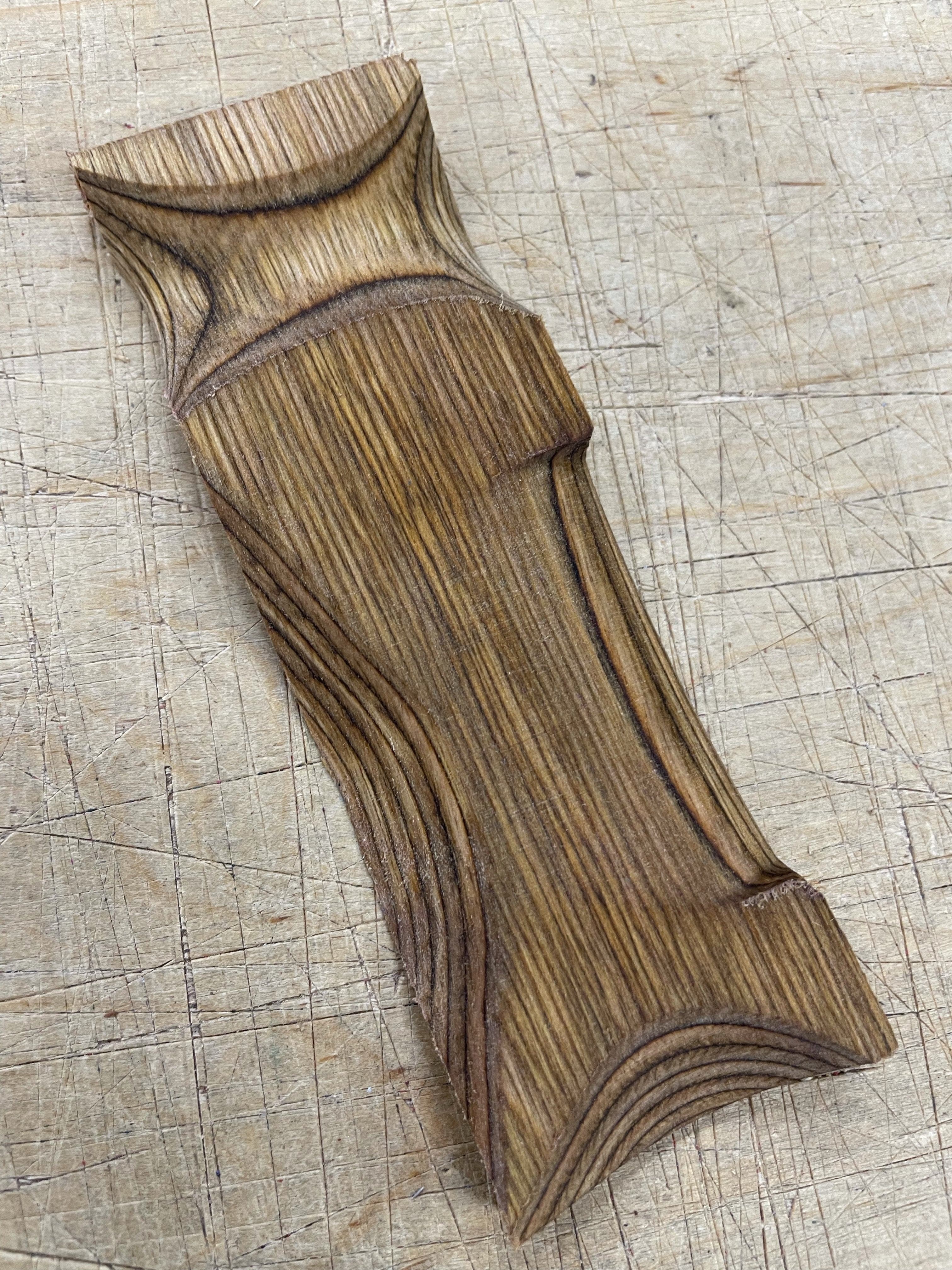 Lawood Plate - Laminated and colored shank blank