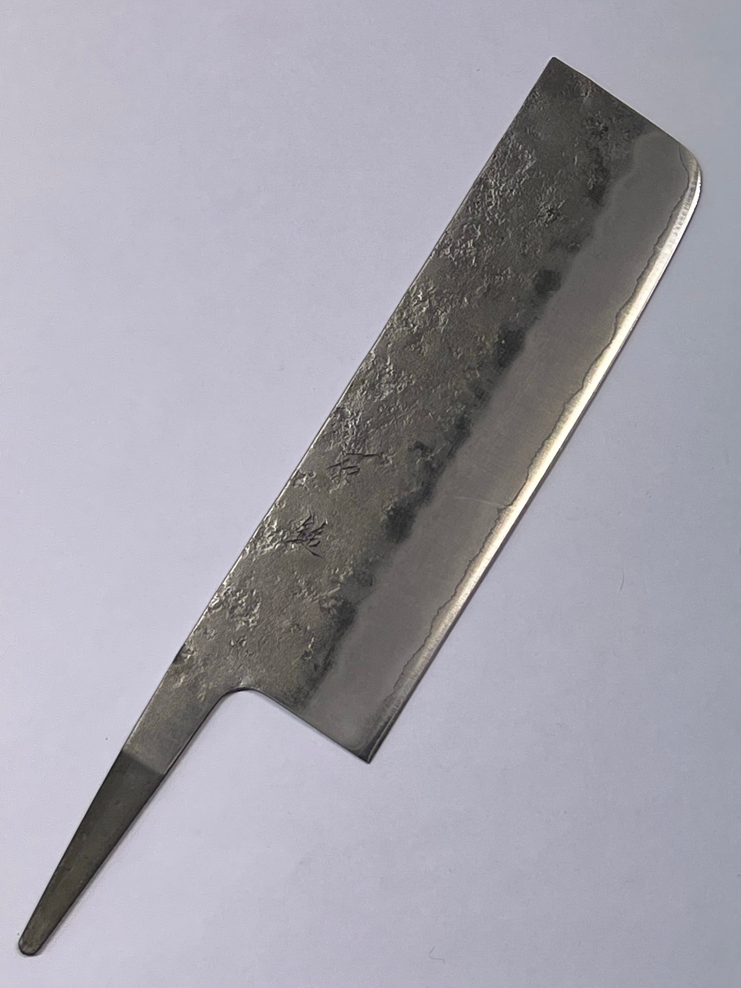 Nakiri 165 Silver3 Japanese hand-forged knife blade
