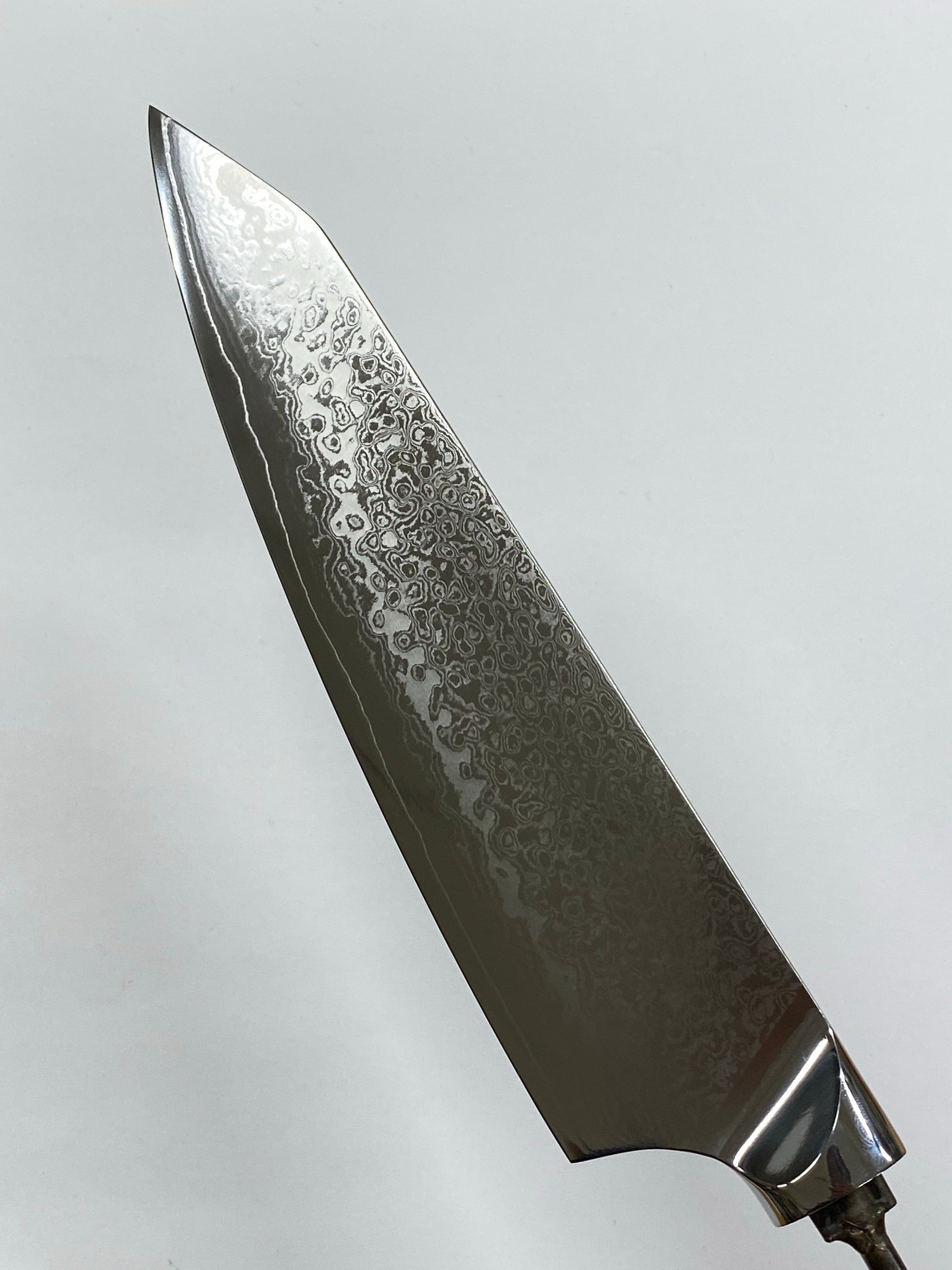 Chef Knife Blade - AUS10 Damask Chef Knife 8"