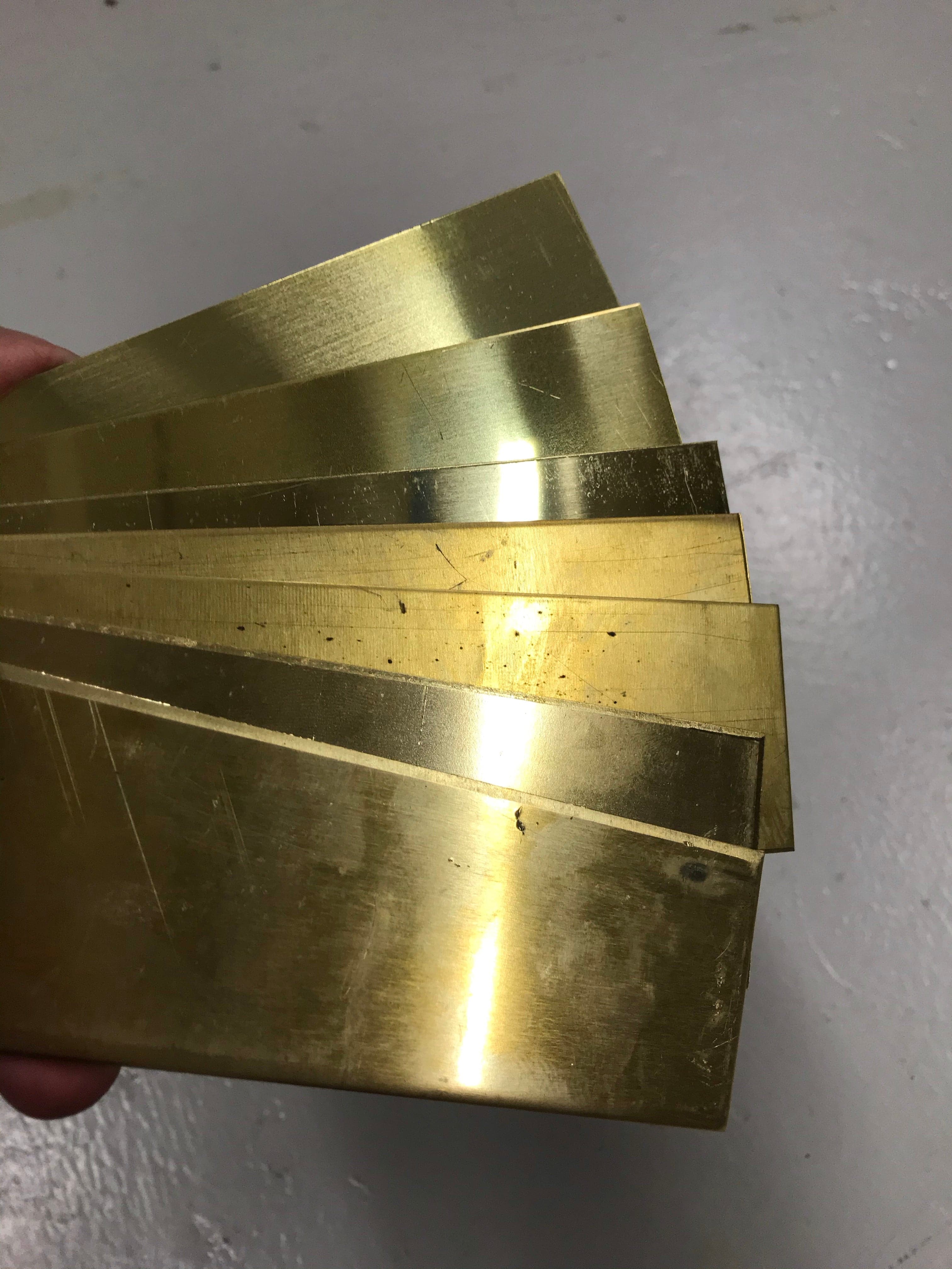 Brass plate