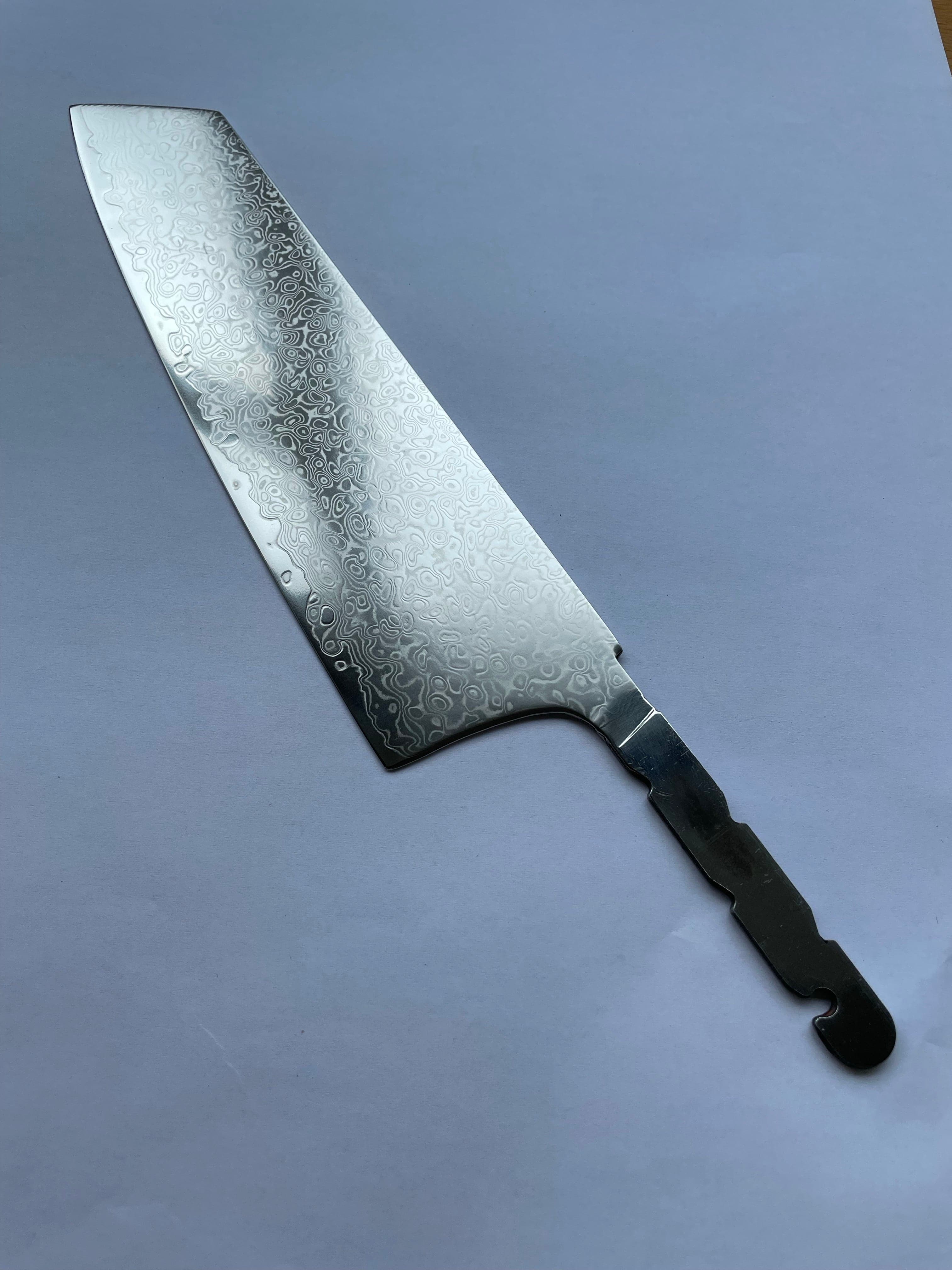 Kiritsuke Kitchen Knife - Stainless Damask Chef's Knife